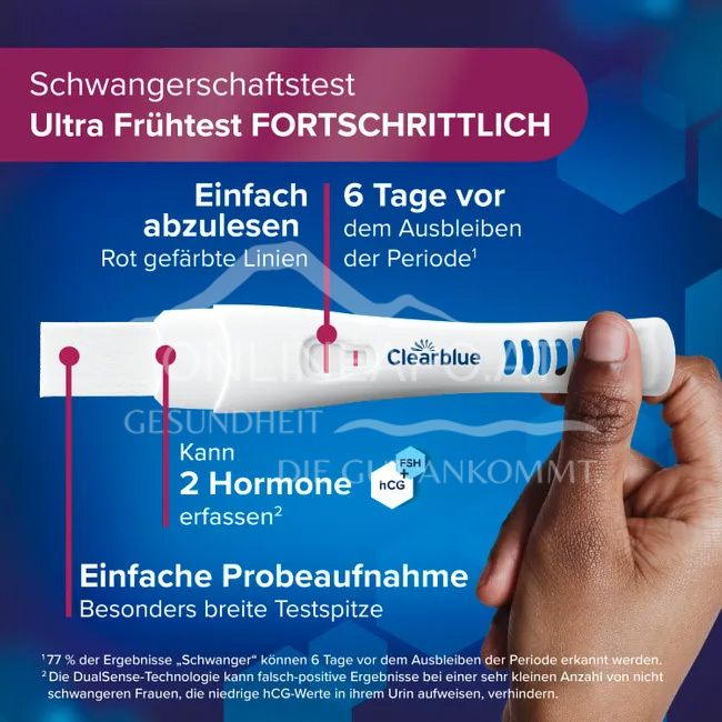 Clearblue Pregnancy Test 6 days before - 2 hormones