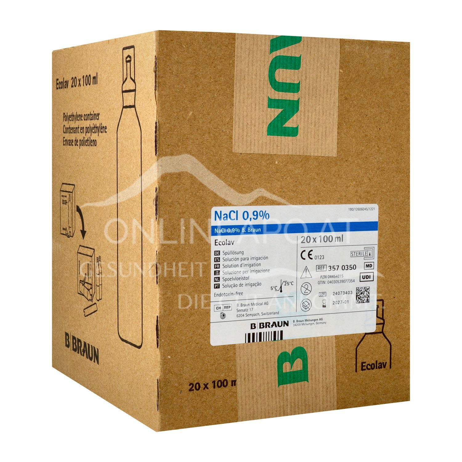 B.Braun NaCL 0,9% - Ecolav® Spüllösung 100 ml