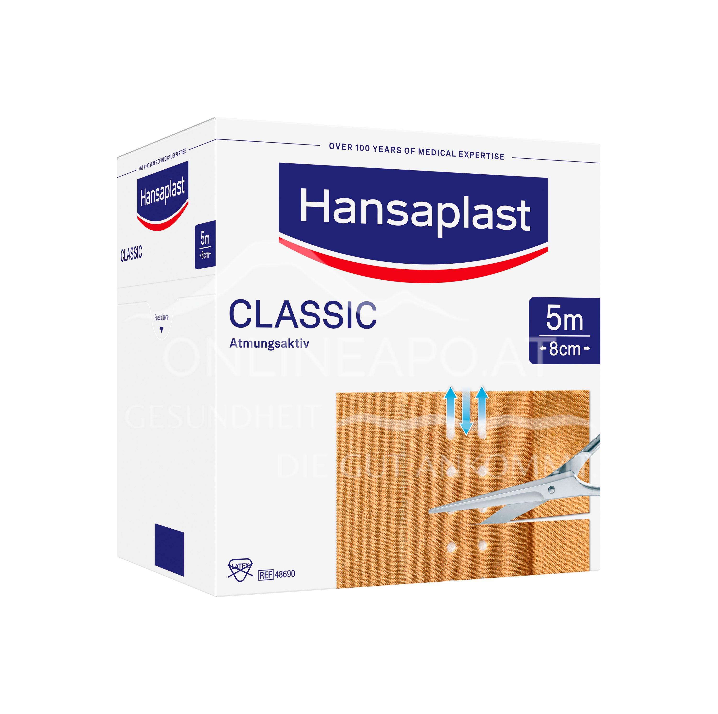 Hansaplast Classic Pflaster Großpackung 5m x 8cm