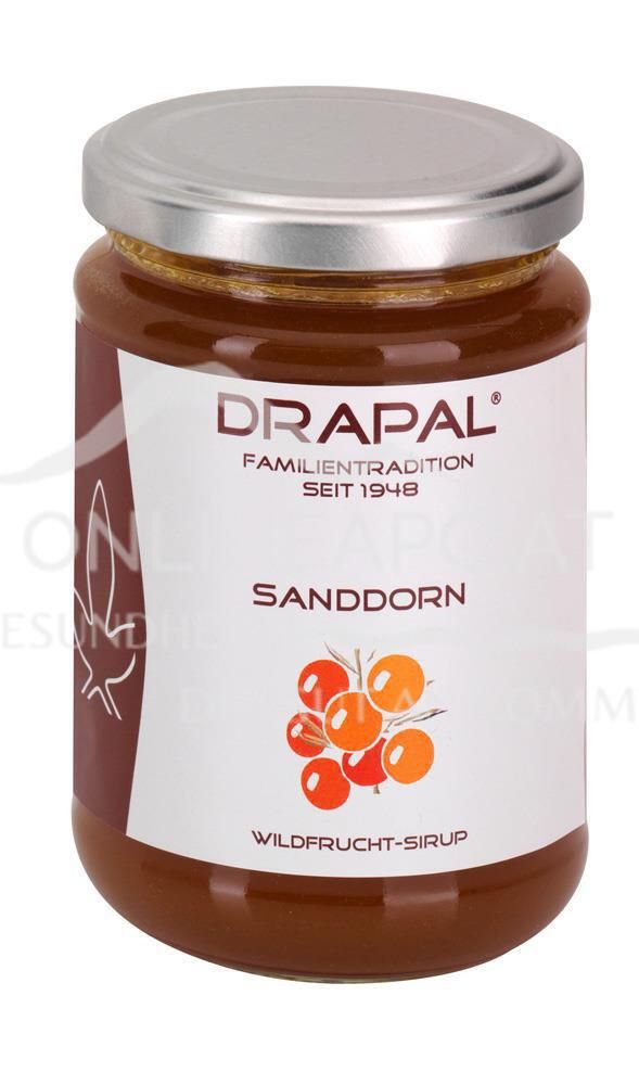DRAPAL® Sanddorn Wildfruchtsirup Glas ohne Faltschachtel
