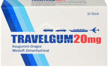 Travelgum 20 mg Kaugummi Dragees