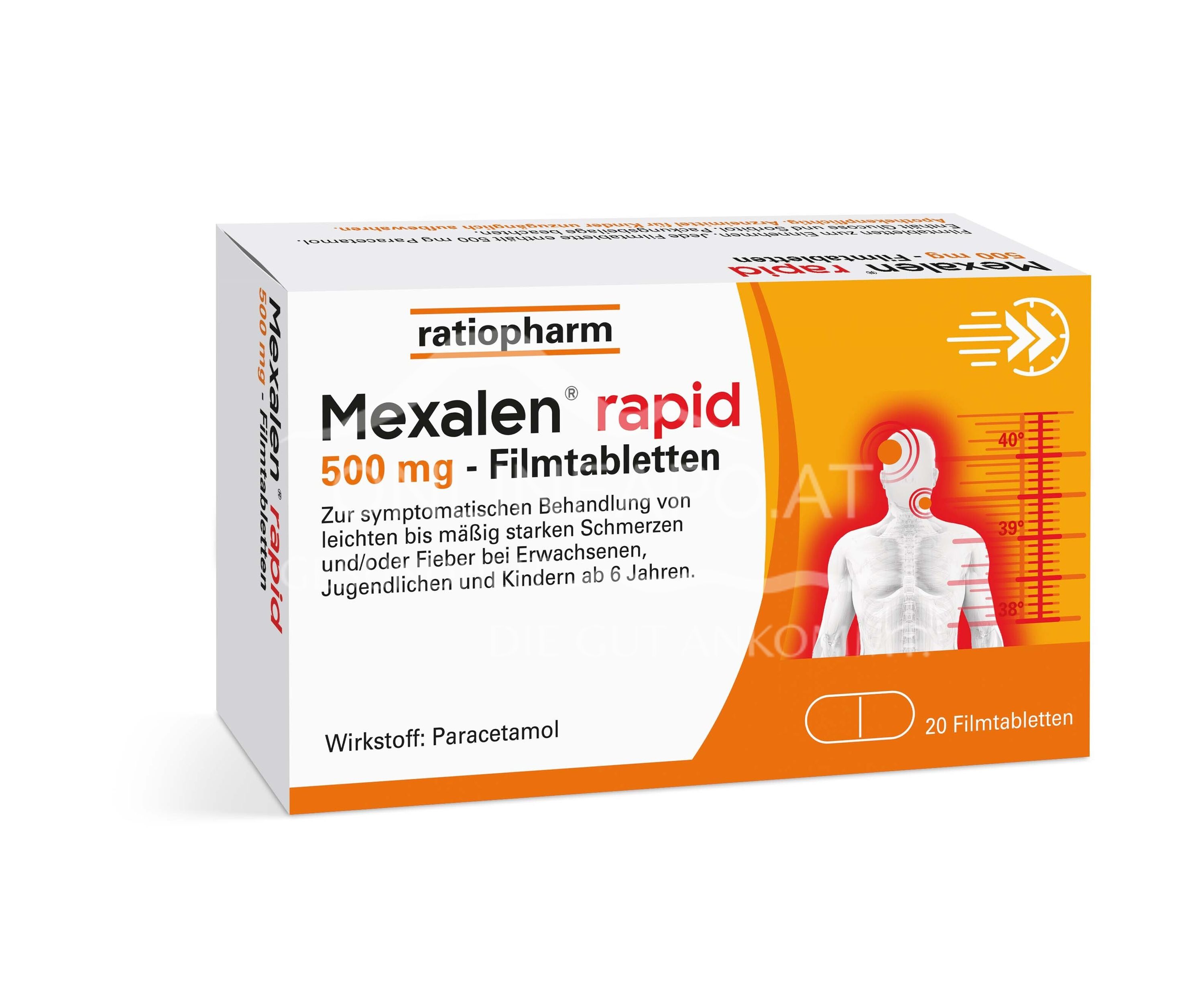 Mexalen® rapid 500 mg Filmtabletten