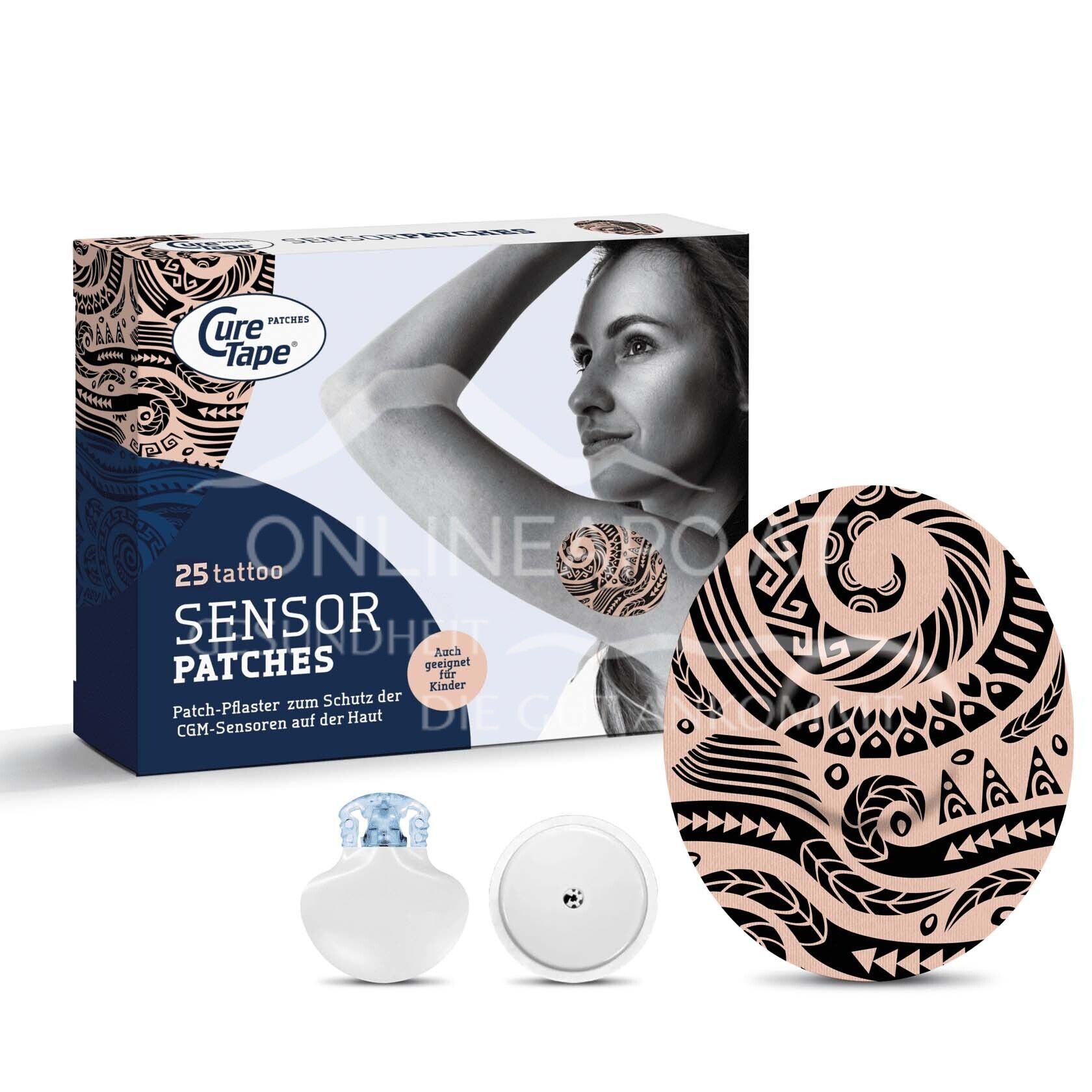 CureTape® Sensor Patches Tattoo, 74 x 89 mm