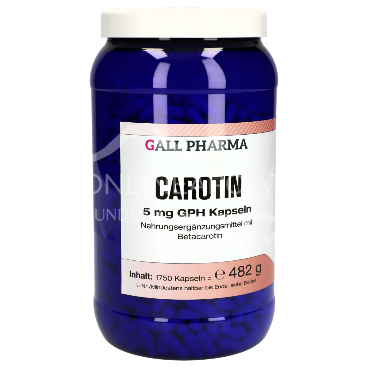 Gall Pharma Carotene 5 mg capsules