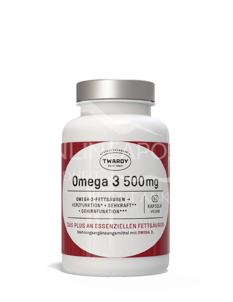 Twardy Omega 3 500 mg Vegan Kapseln