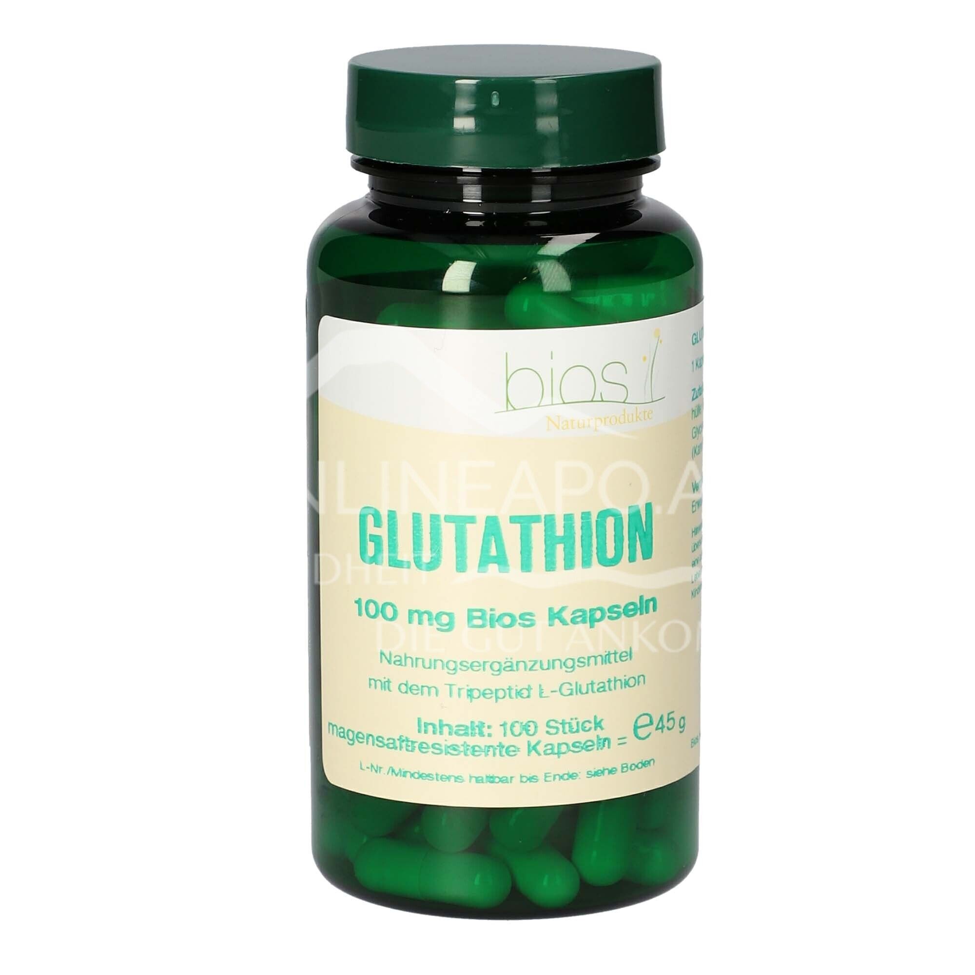 Bios Glutathione 100 mg capsules