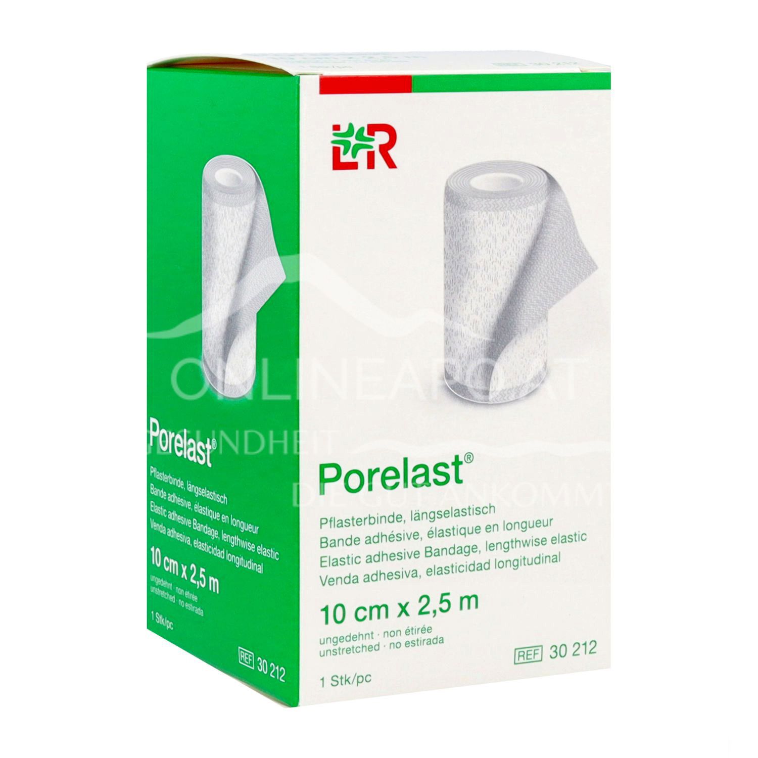 Porelast® longitudinally elasticated plaster bandage 10 cm x 2.5 m