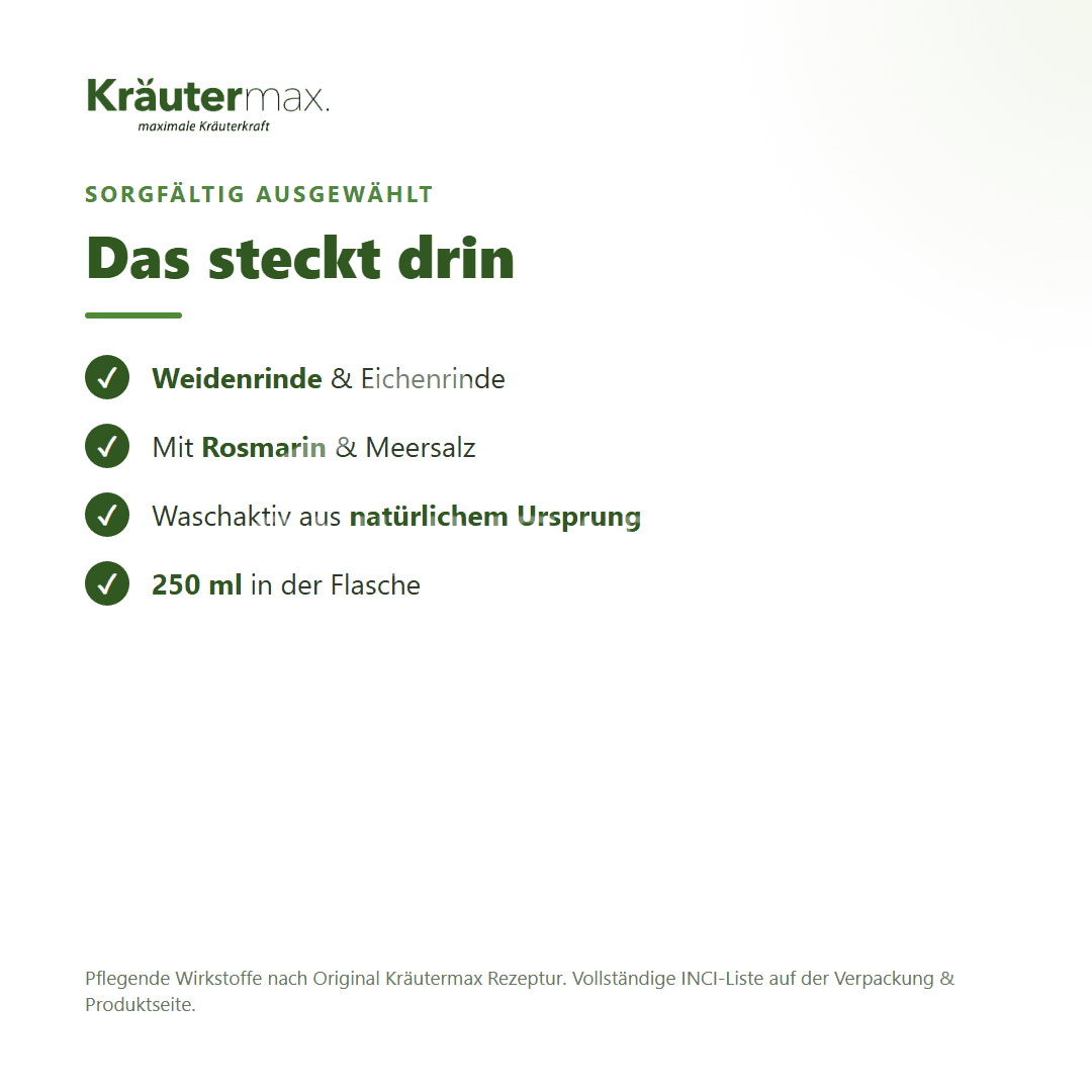 Kräutermax Weidenrinde Shampoo