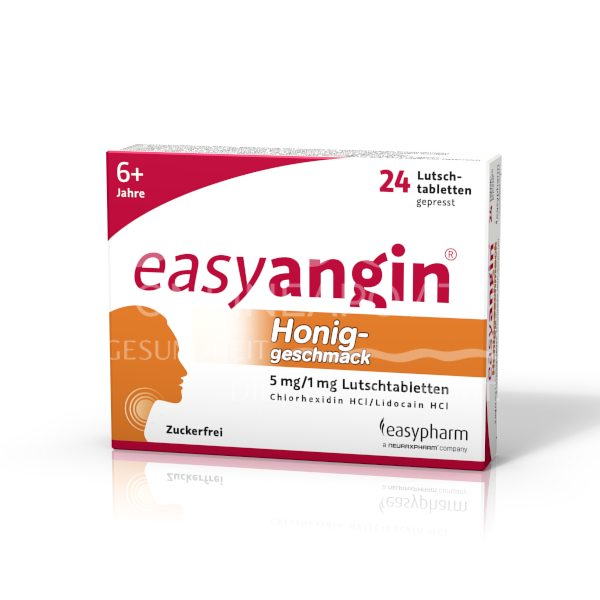 easyangin Honiggeschmack 5 mg/1 mg Lutschtabletten