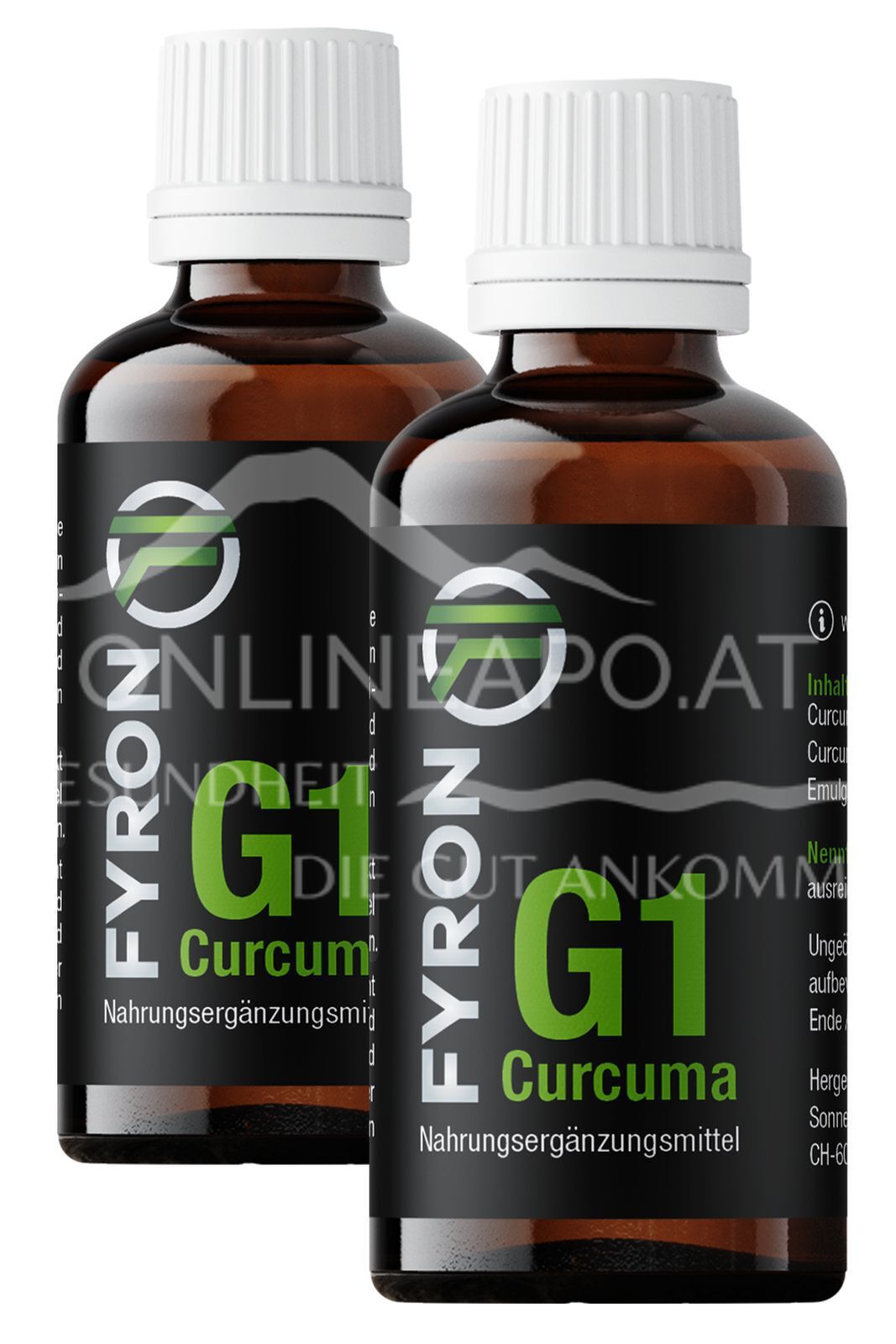 FYRON G1 Curcuma Extrakt Öl 2 x 50 ml