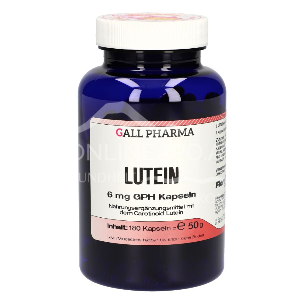 Gall Pharma Lutein 6 mg capsules