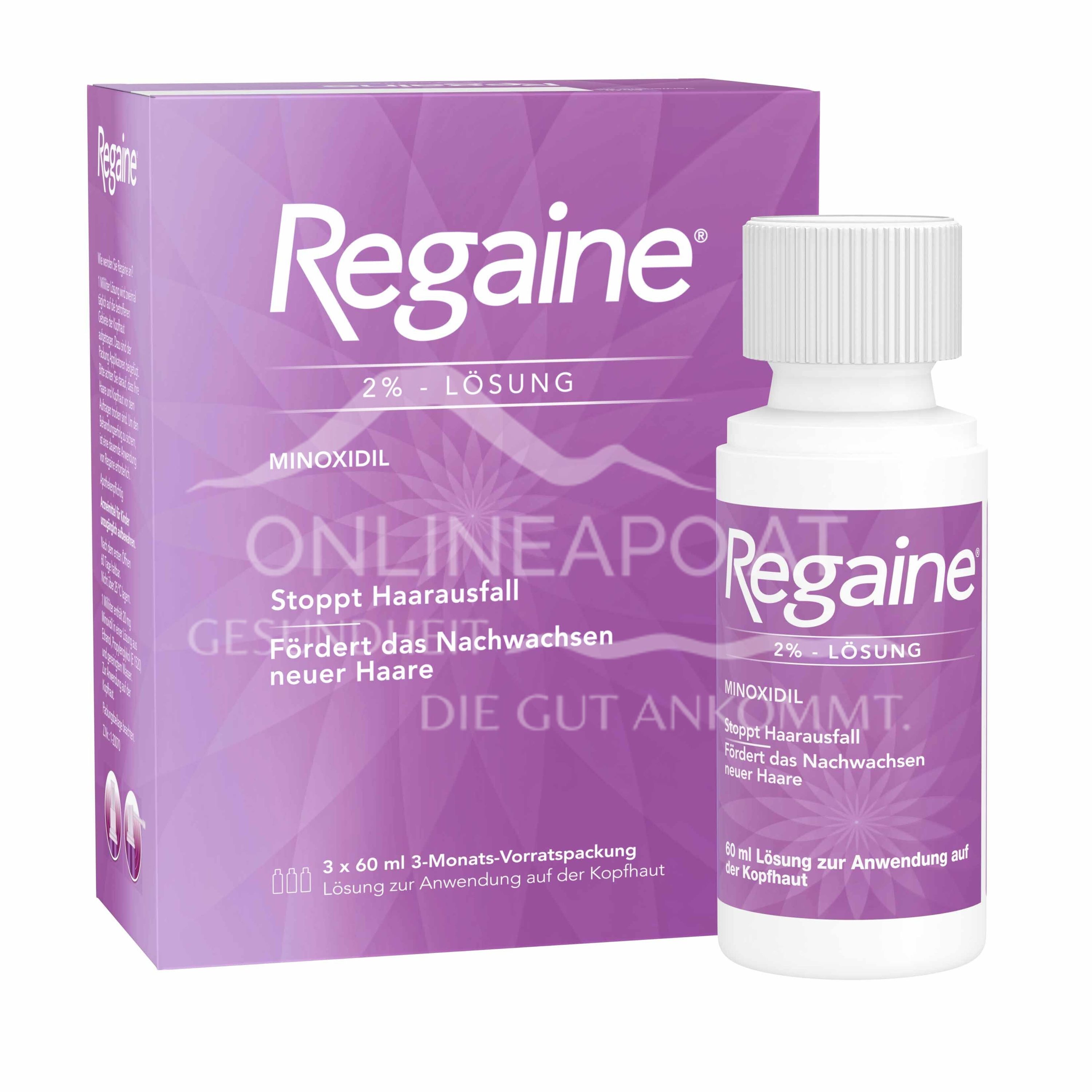 REGAINE® for Women 2% solution 3 x 60 ml