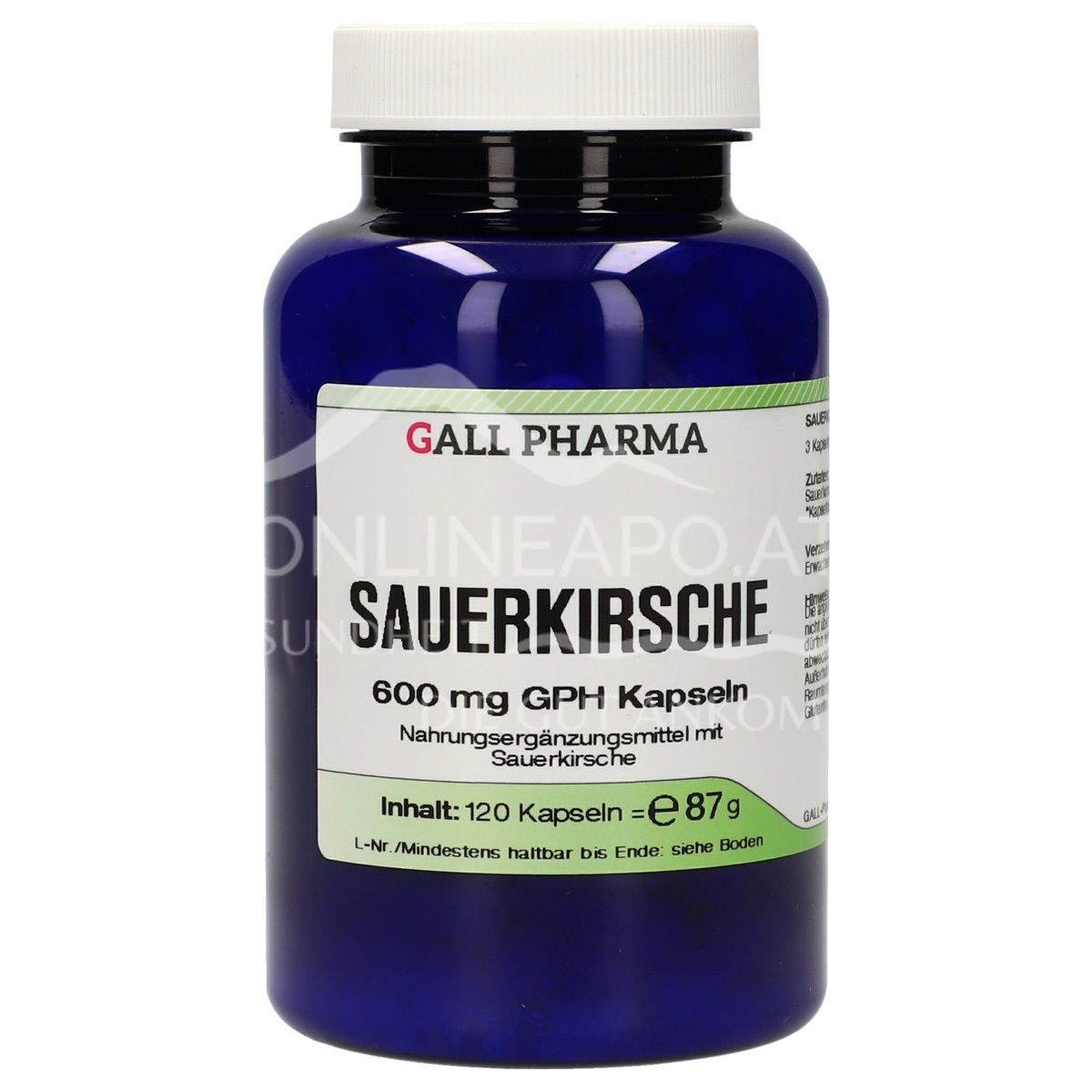 Gall Pharma Sauerkirsche 600 mg Kapseln