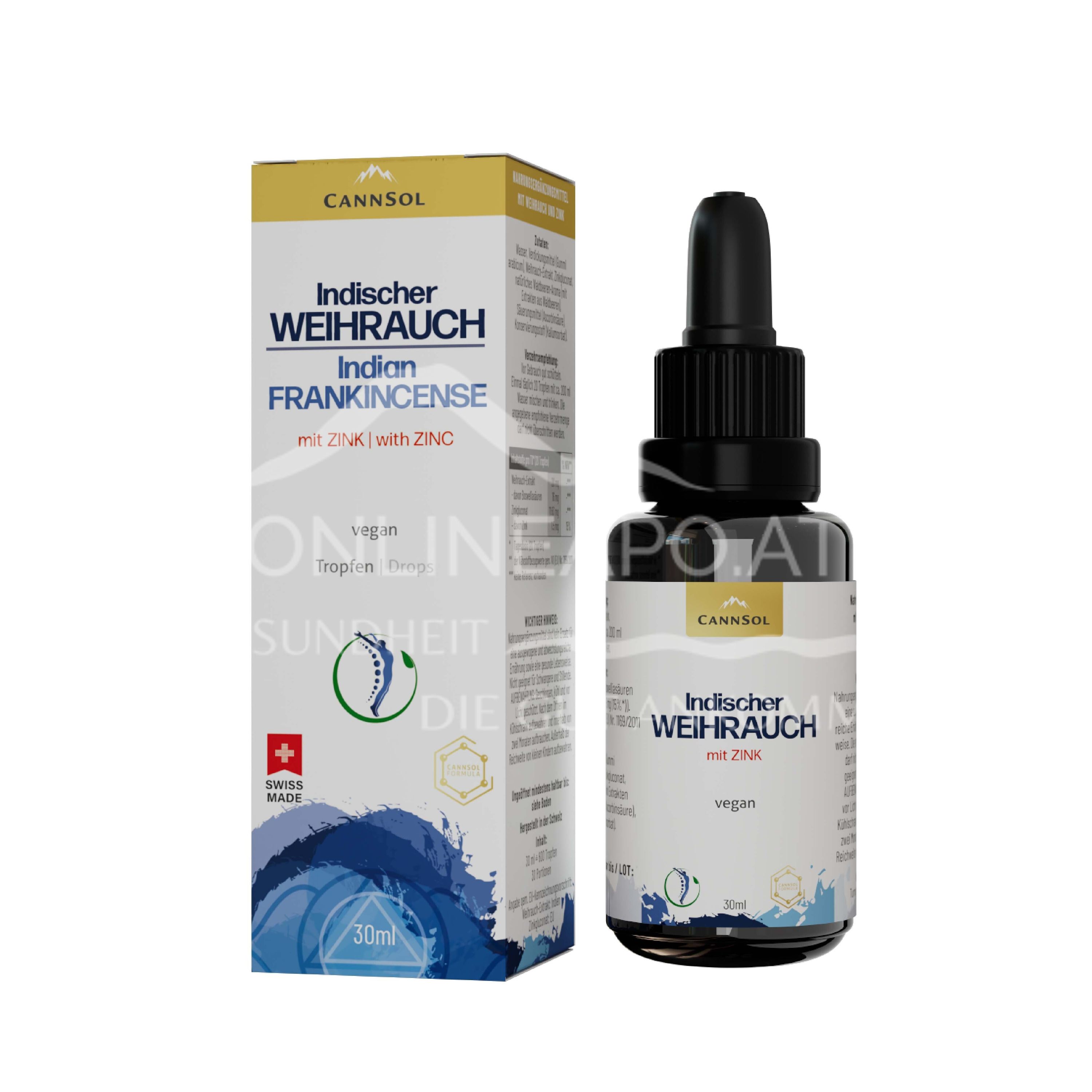 CannSol Indischer Weihrauch mit Zink Tropfen