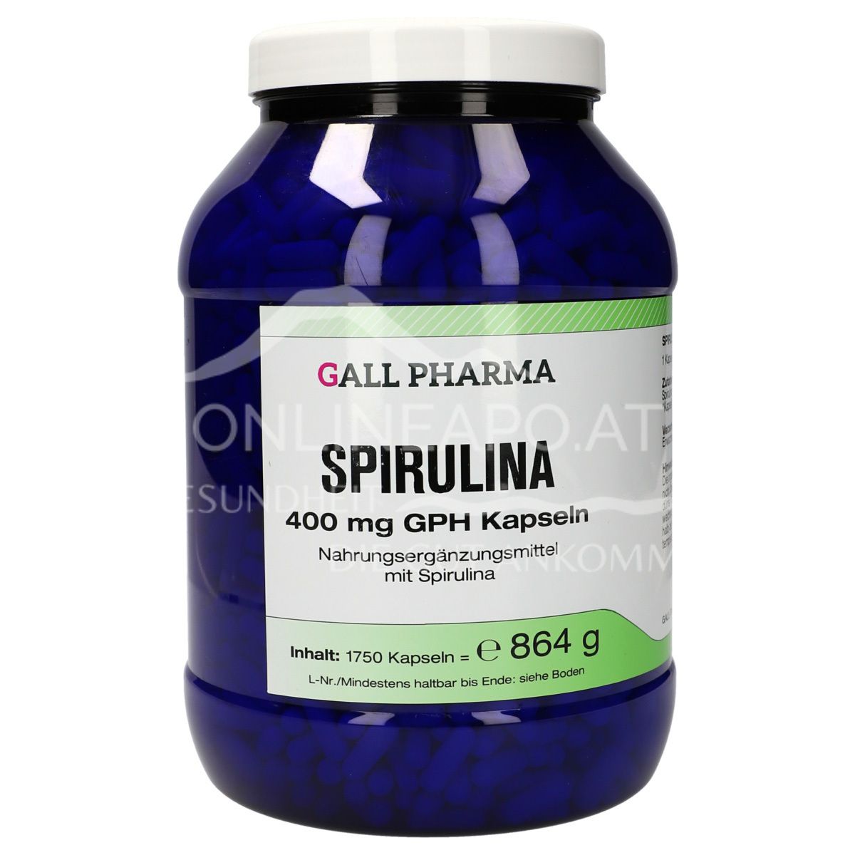 Gall Pharma Spirulina 400 mg Kapseln