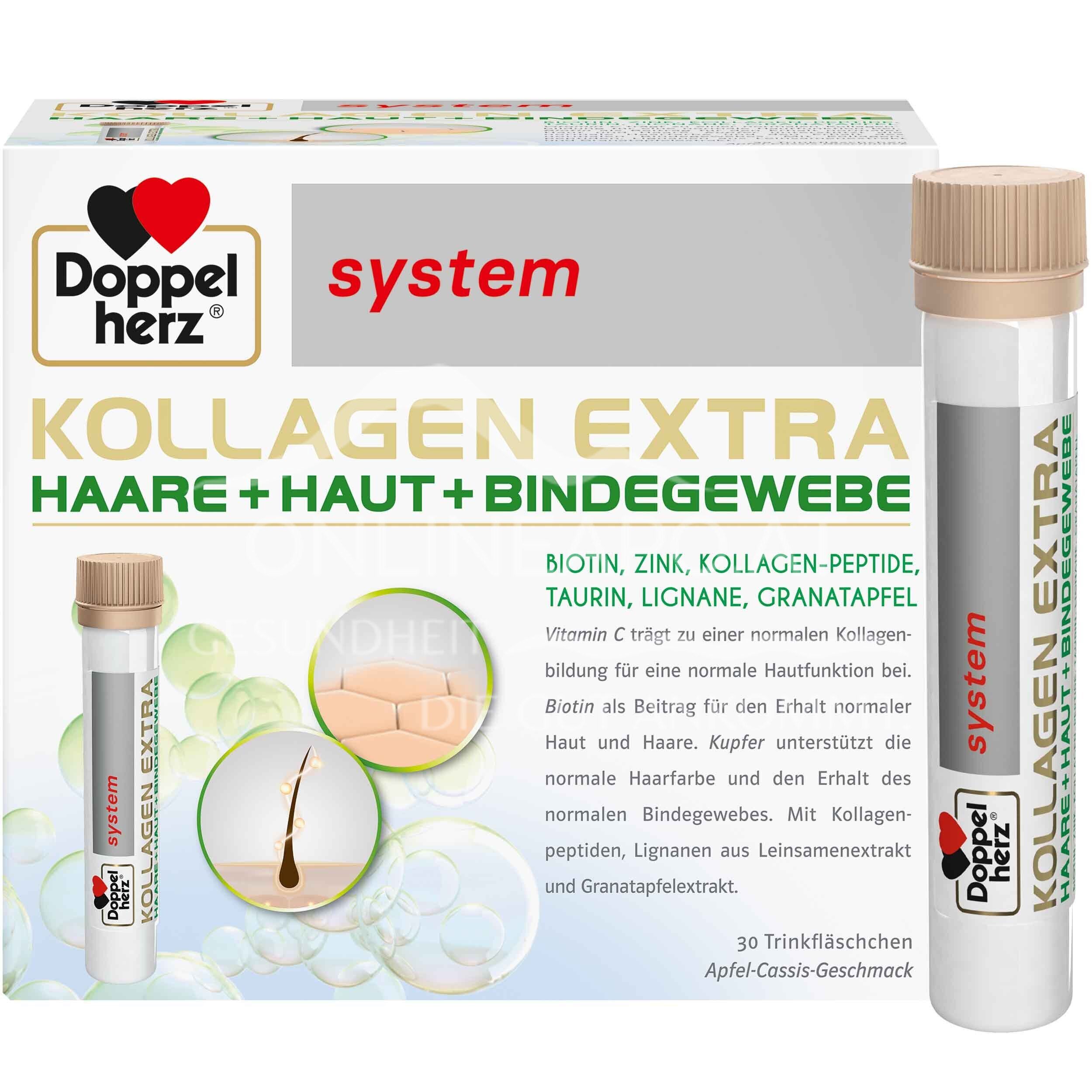 Doppelherz system Kollagen Extra Haare + Haut + Bindegewebe Trinkfläschchen