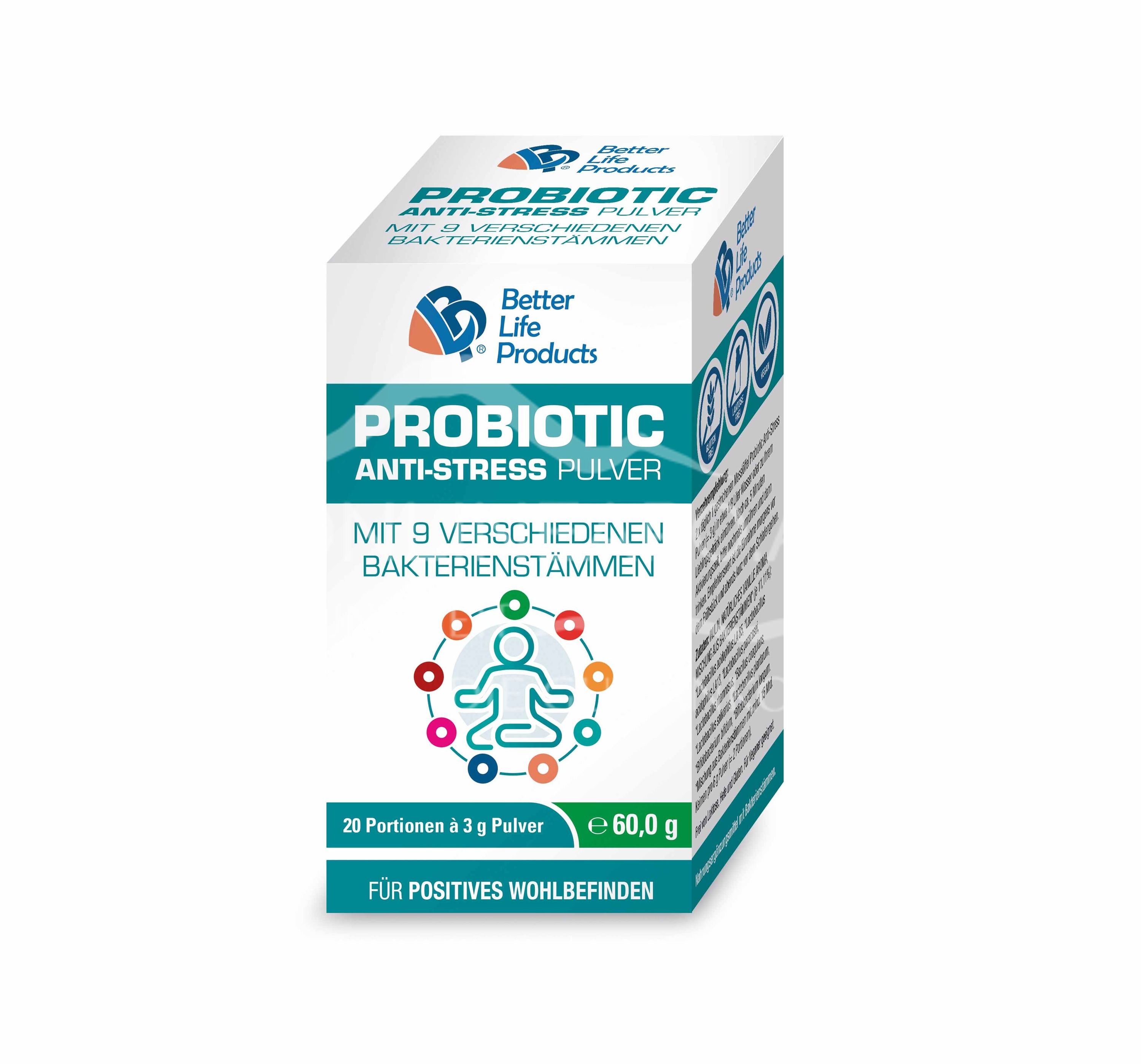 Better Life Products® Probiotic Anti-Stress Pulver