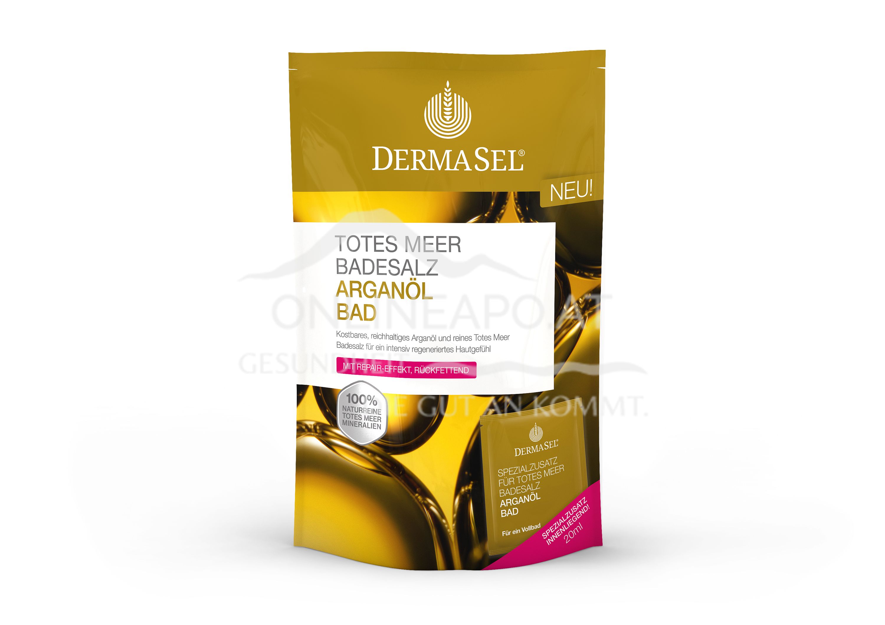 DermaSel® Totes Meer Badesalz Arganöl Bad