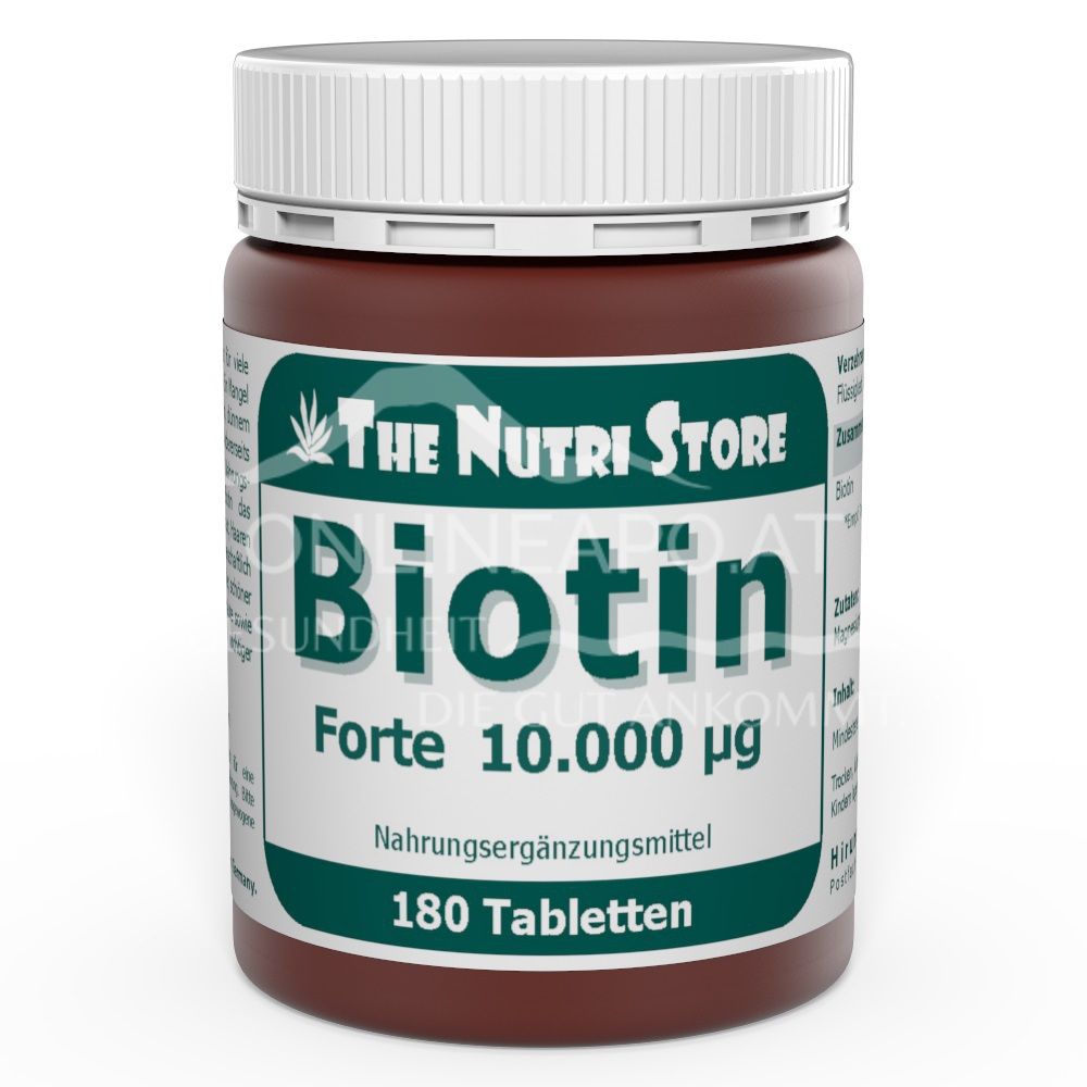 The Nutri Store Biotin Forte 10.000 mcg Tabletten