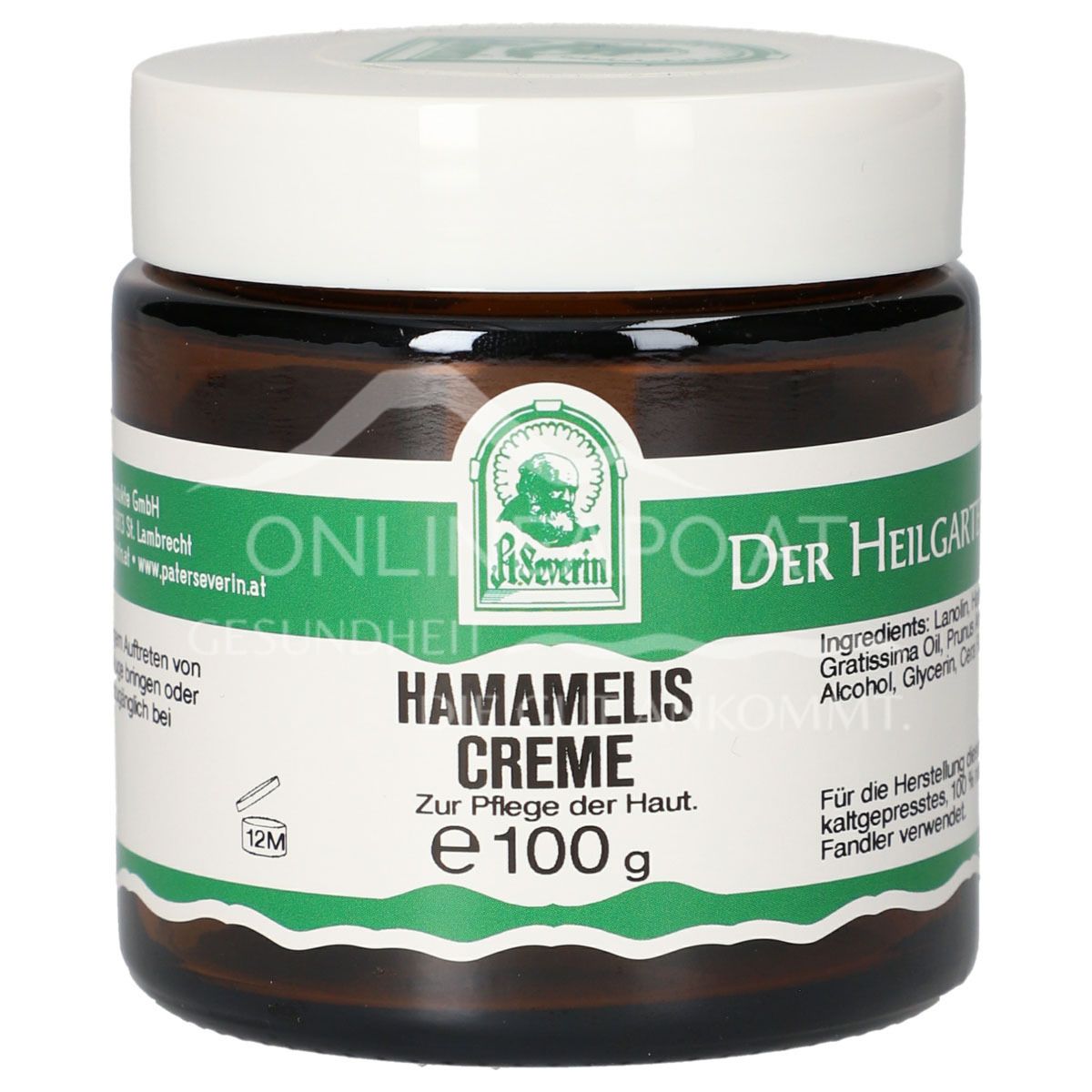 Father Severin Witch Hazel Cream