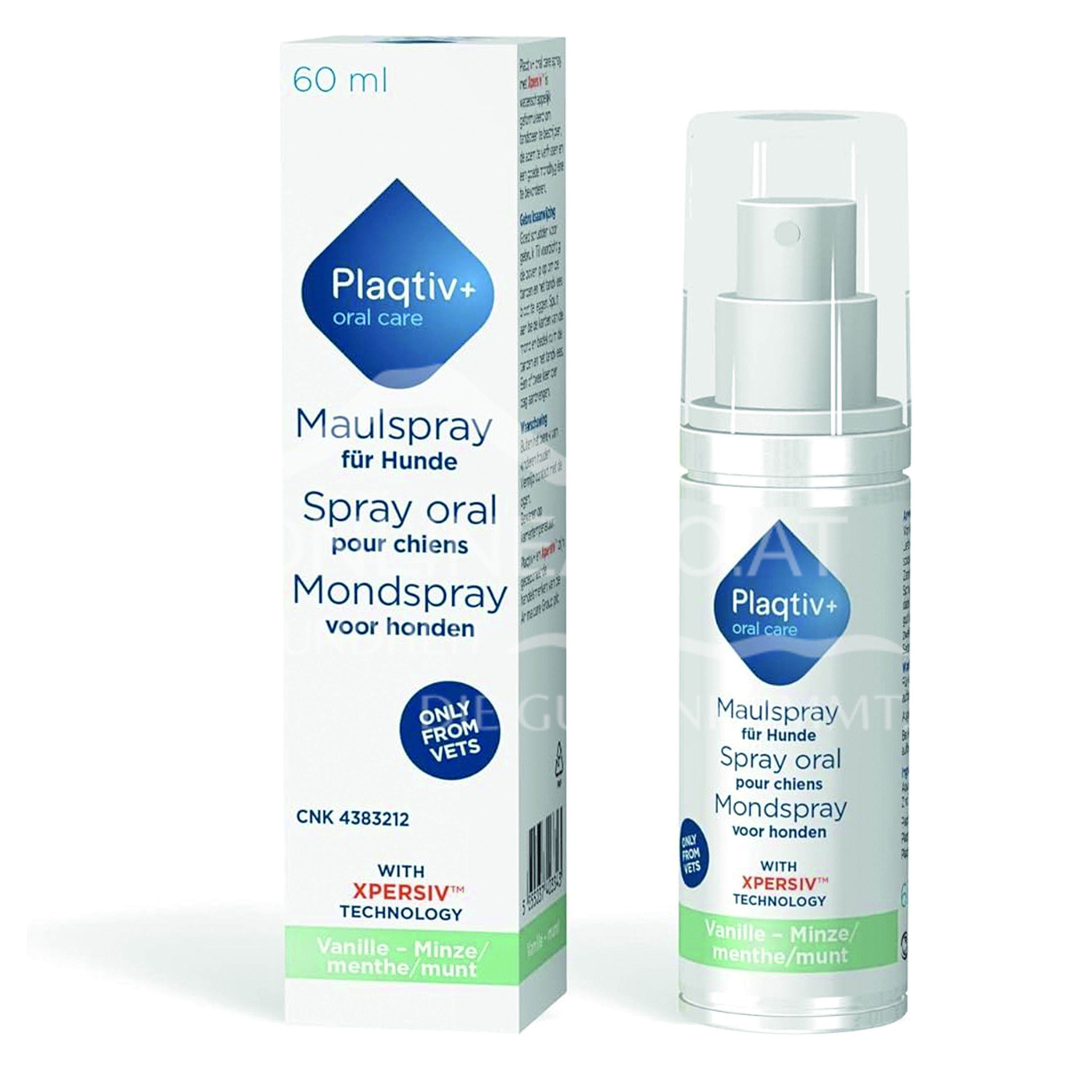 Plaqtiv+ Maulspray für Hunde - Vanille-Minze
