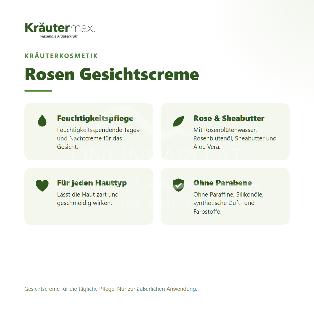 Kräutermax Rosen Gesichtscreme