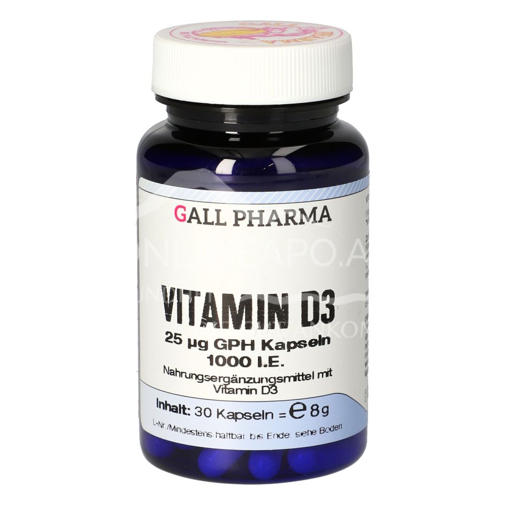 Gall Pharma Vitamin D3 25 µg Kapseln