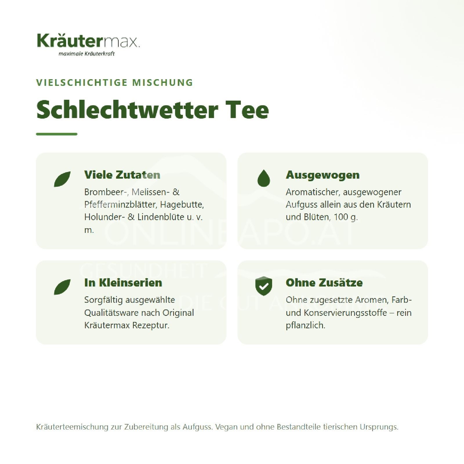 Kräutermax Schlechtwetter Tee