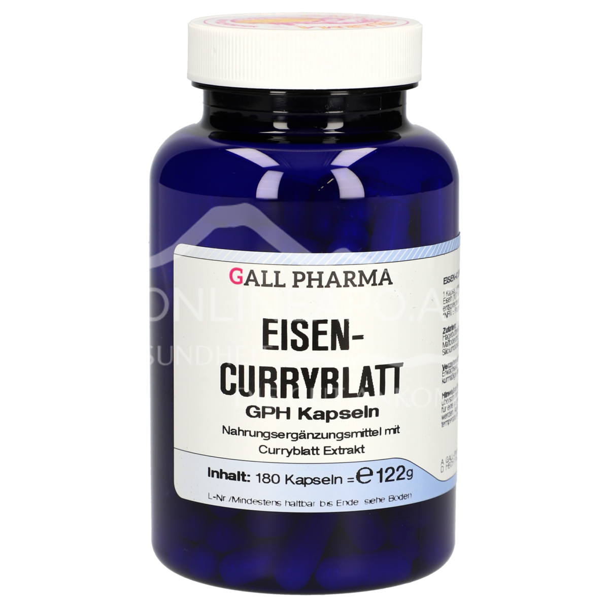 Gall Pharma Iron Curry Leaf Capsules