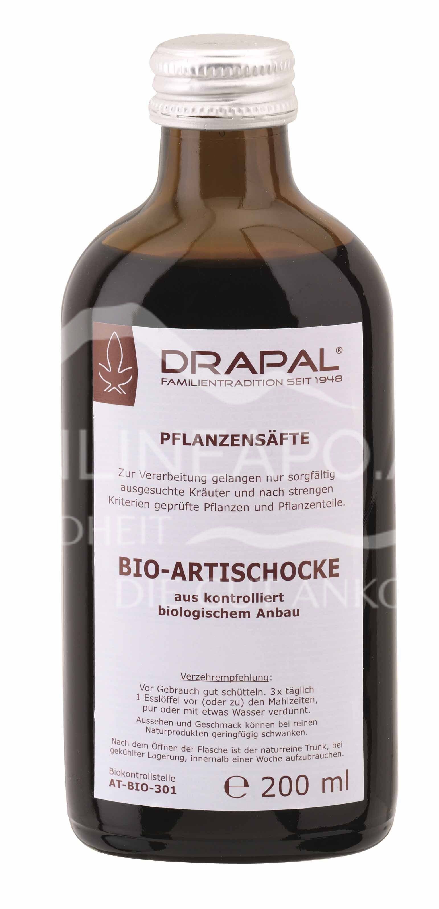 DRAPAL® Organic Artichoke Vegetable Juice