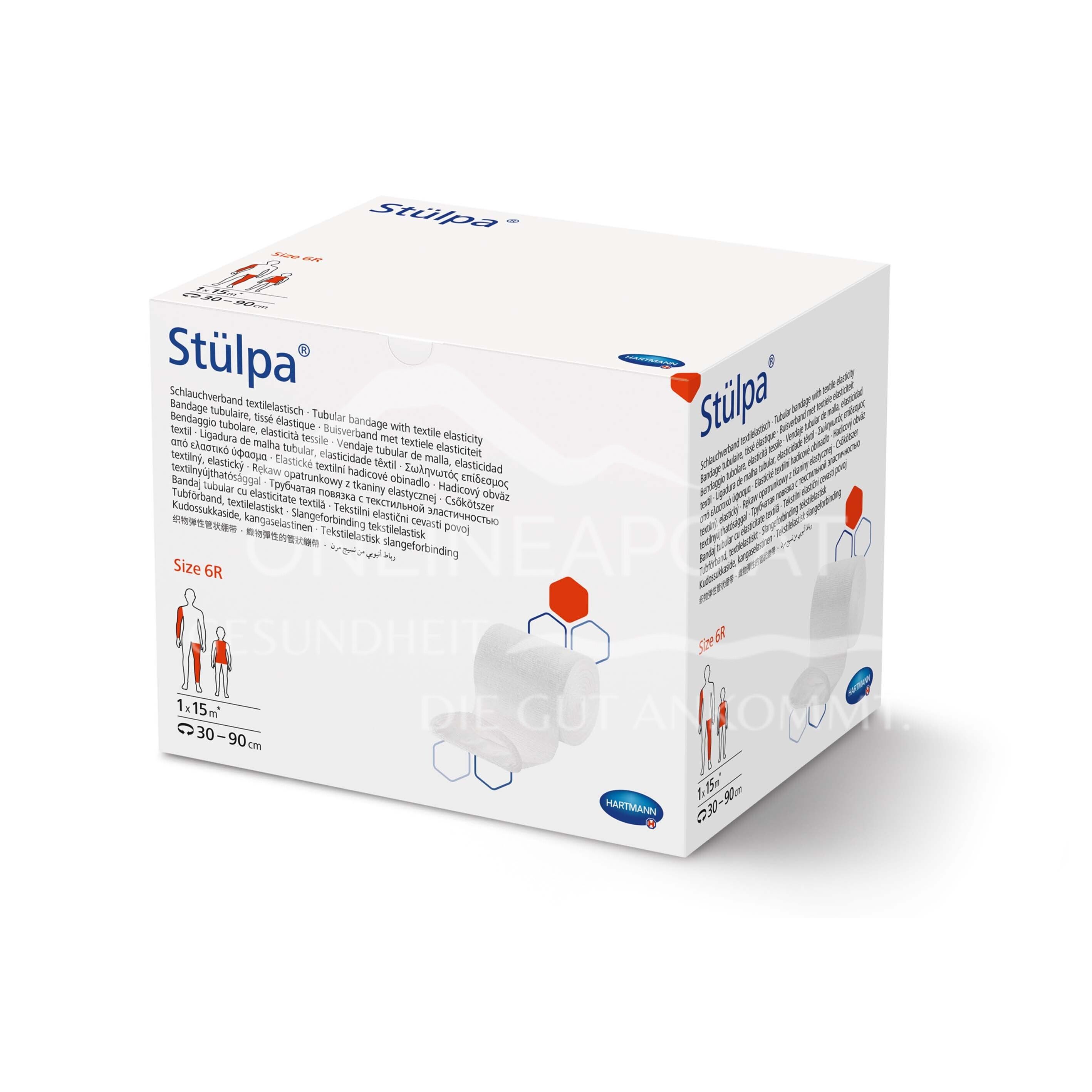 Stülpa® Rolls tubular bandage textile elastic, size 6 R, 15 cm wide, 15 m long