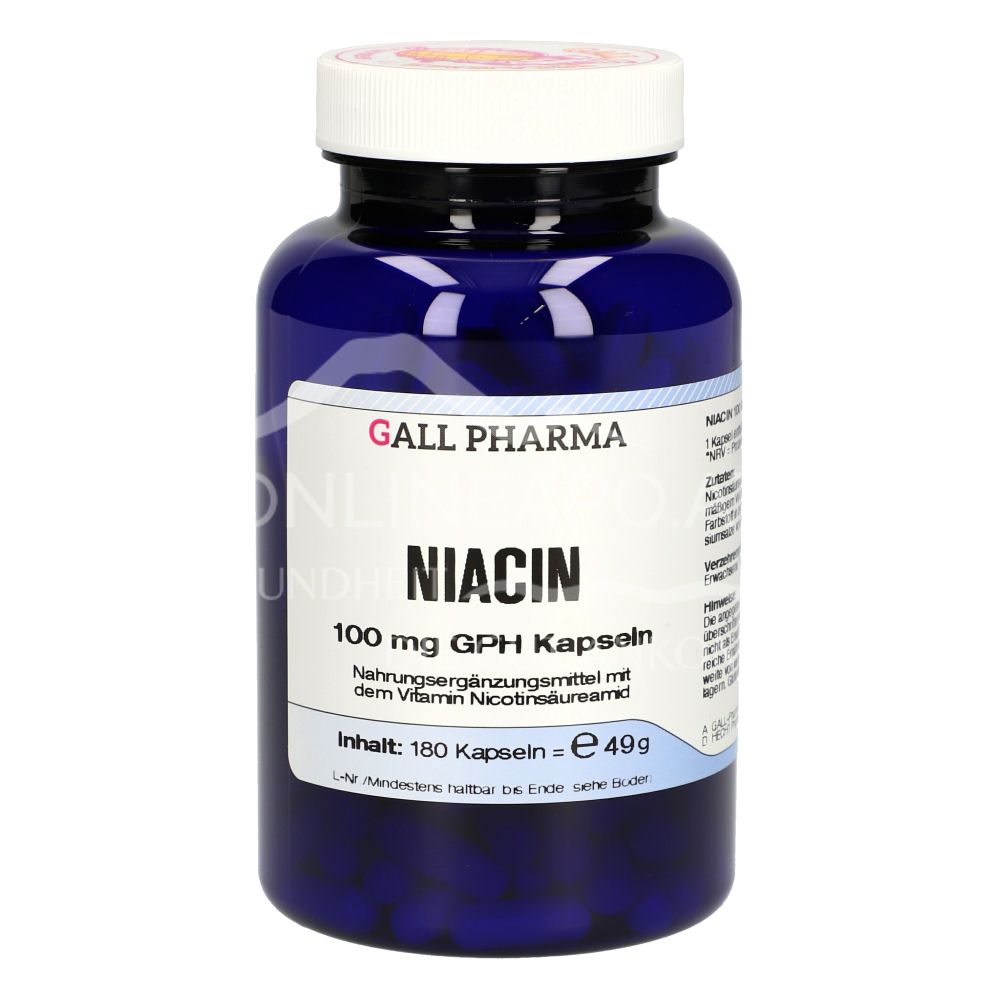 Gall Pharma Niacin 100 mg Kapseln