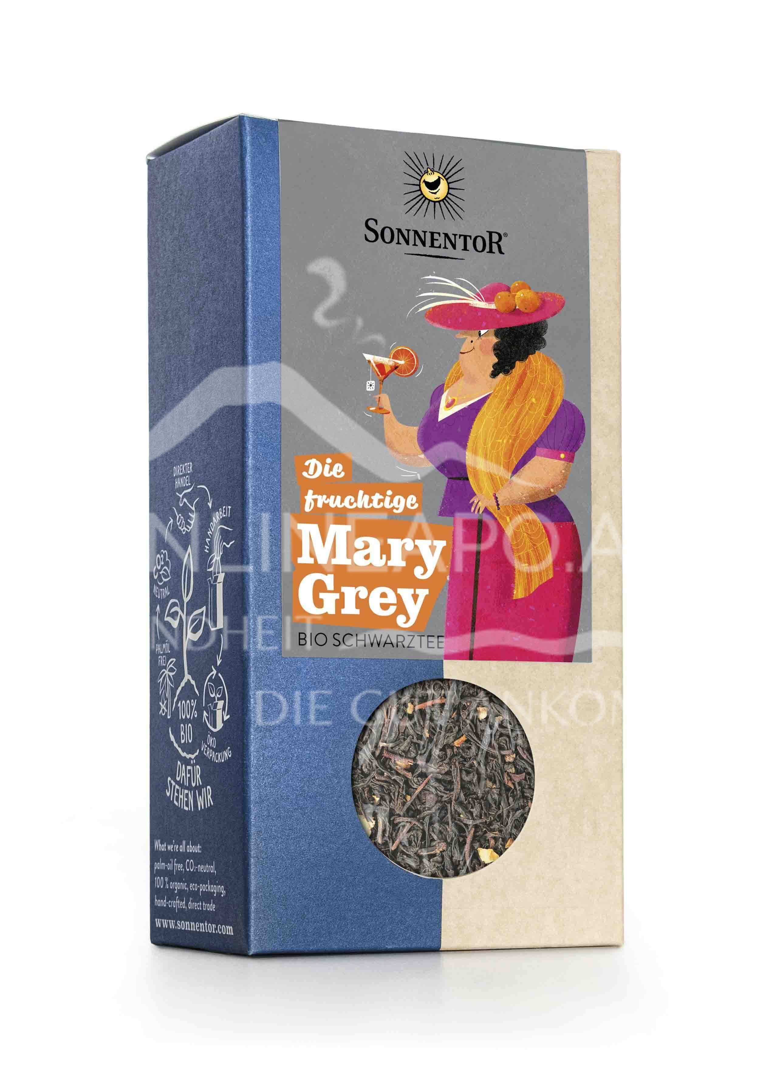 Sonnentor The fruity Mary Grey tea loose - organic black tea with essential oil