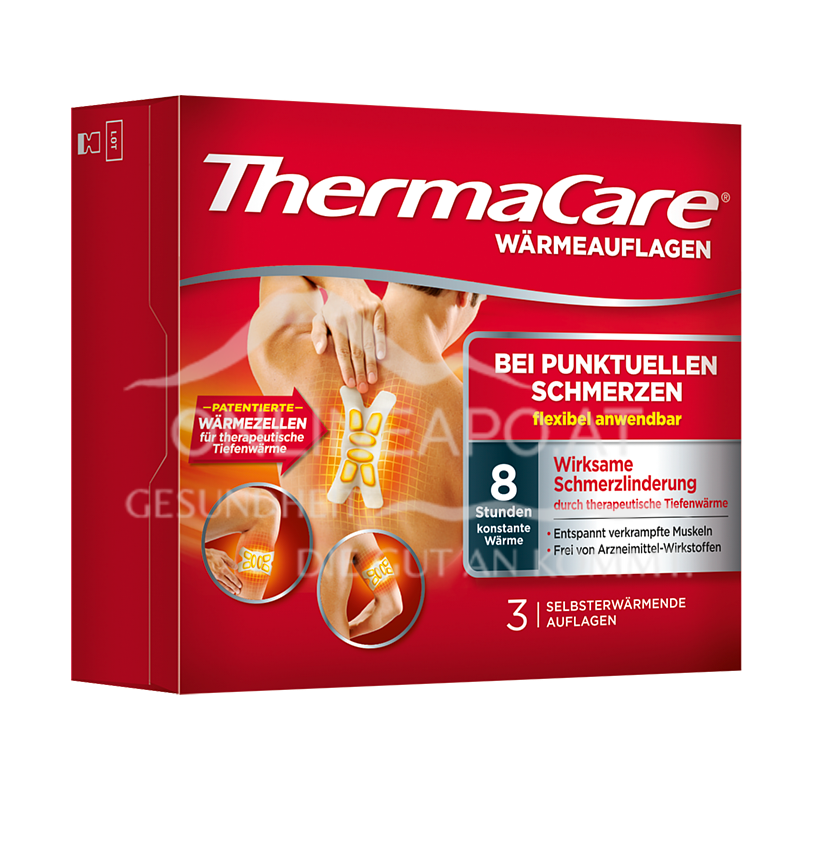ThermaCare® Wärmeauflagen für flexible Anwendung