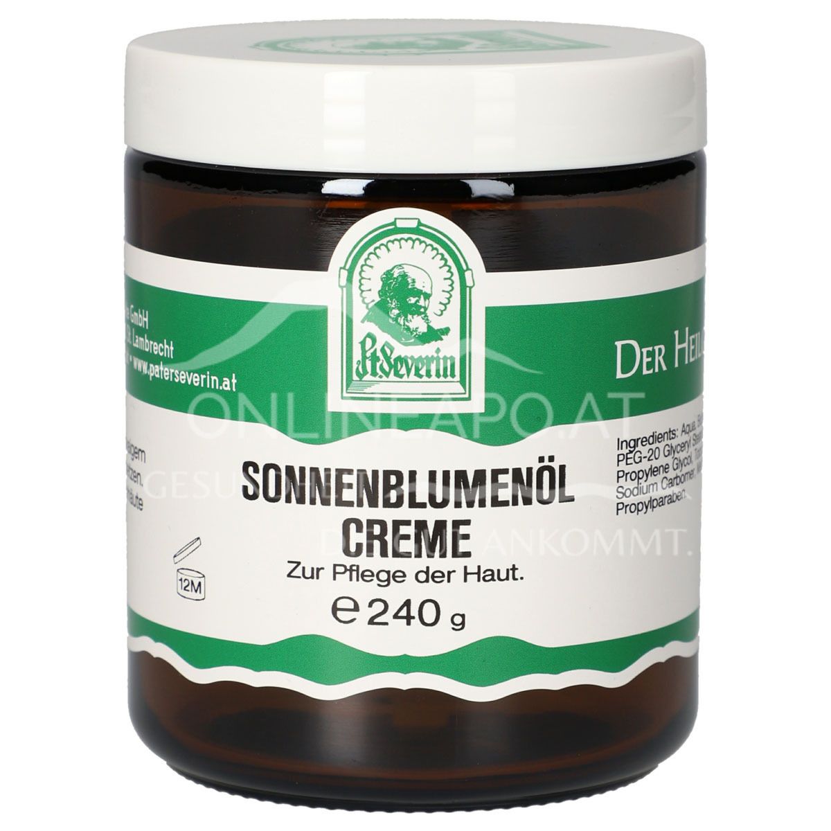 Father Severin sunflower oil cream