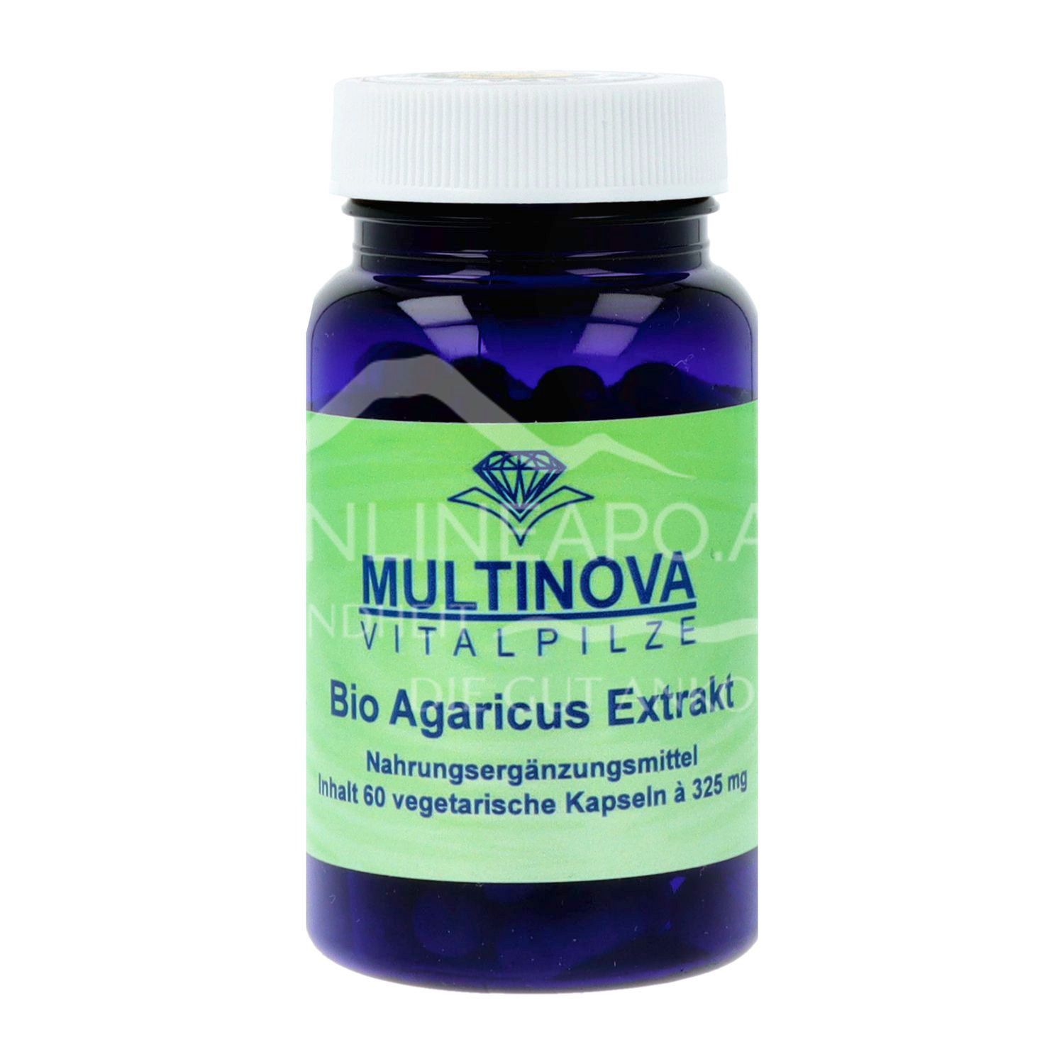 Multinova Bio Agaricus Extrakt Kapseln