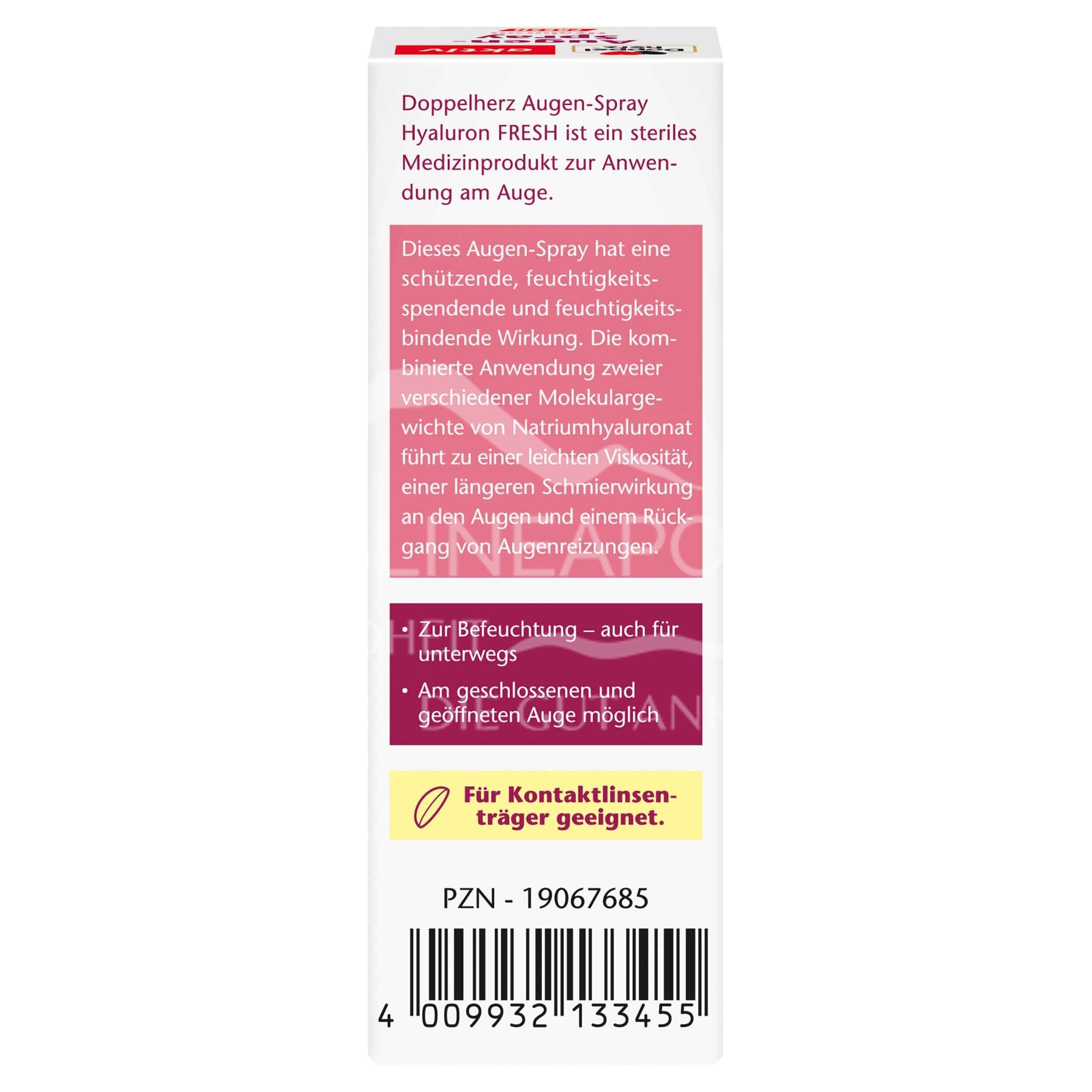 Double Heart Active Eye Spray Hyaluron FRESH