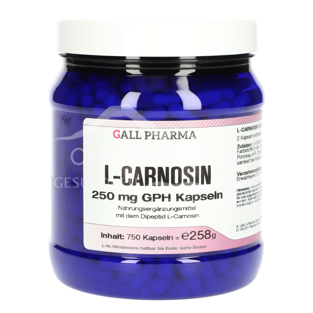 Gall Pharma L-Carnosine 250 mg capsules