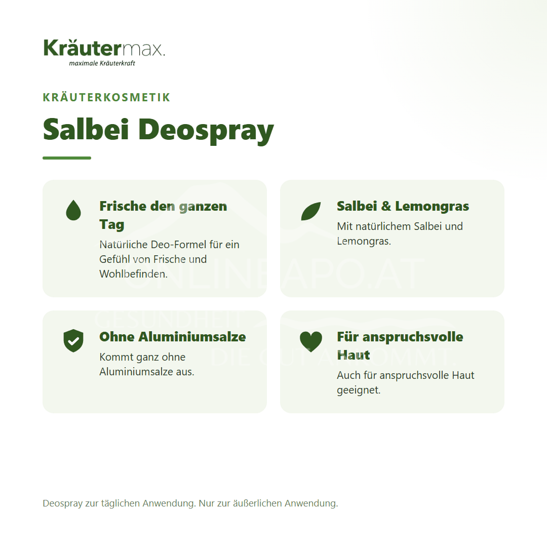 Kräutermax Salbei Deo Spray