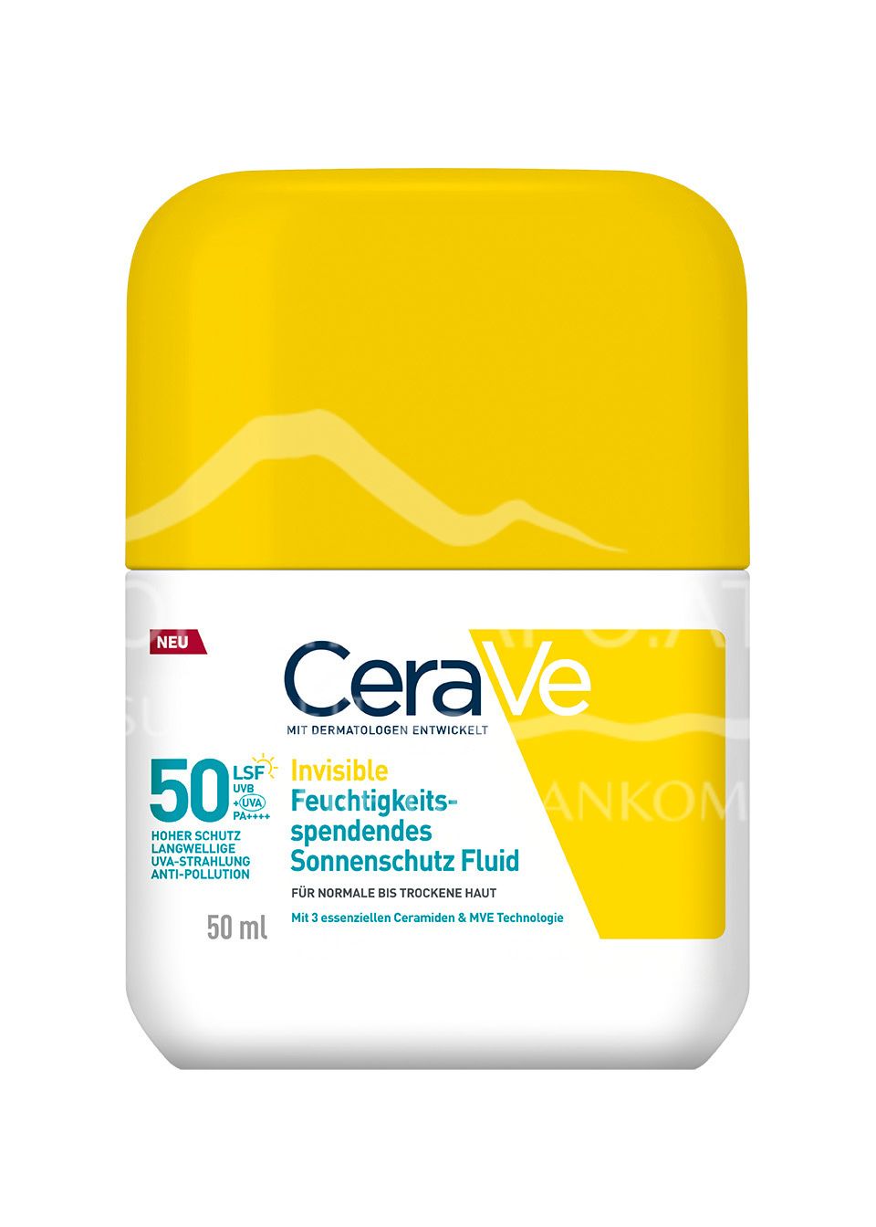 CeraVe Invisible Feuchtigkeitsspendendes Sonnenschutz Fluid LSF 50