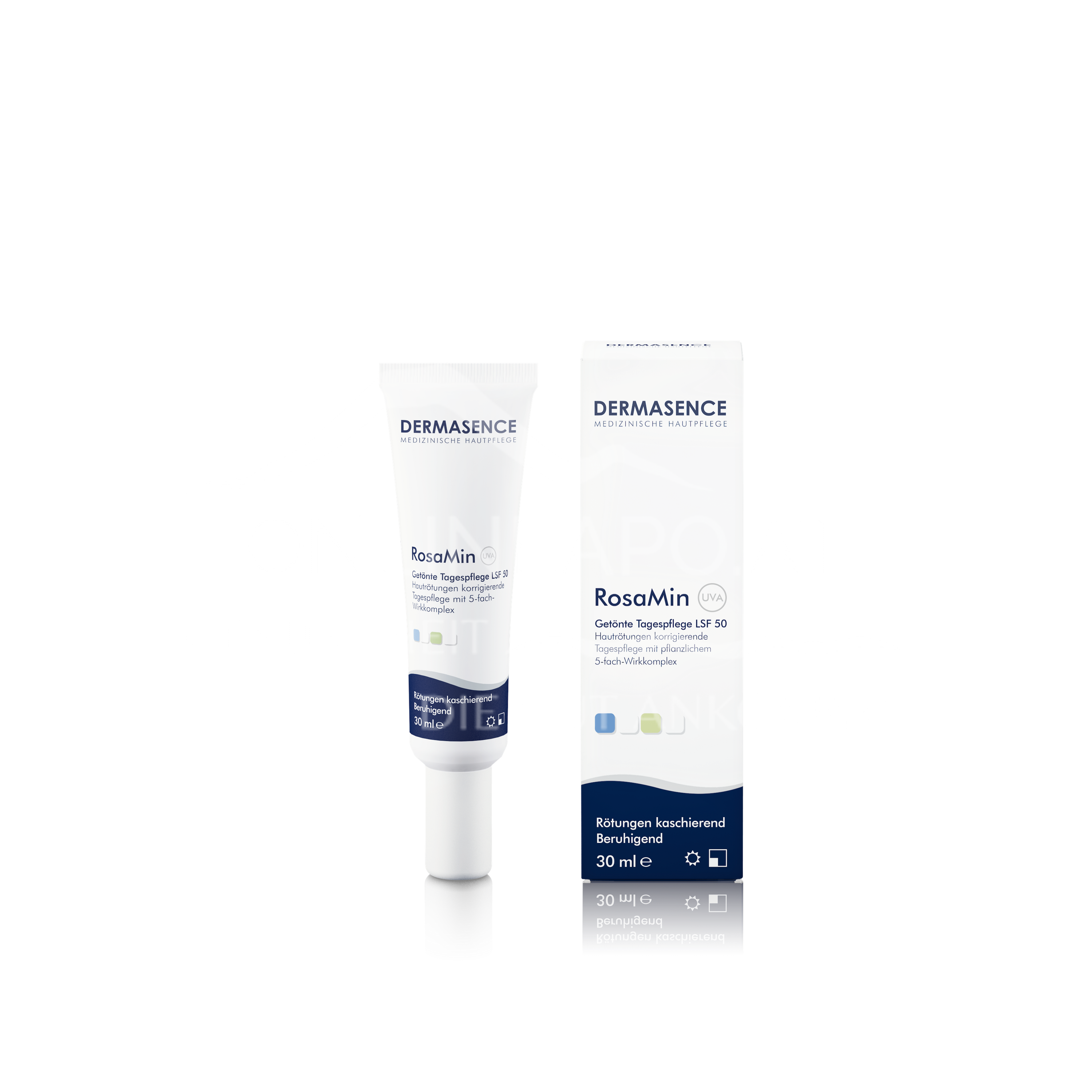 Dermasence RosaMin Getönte Tagespflege LSF 50