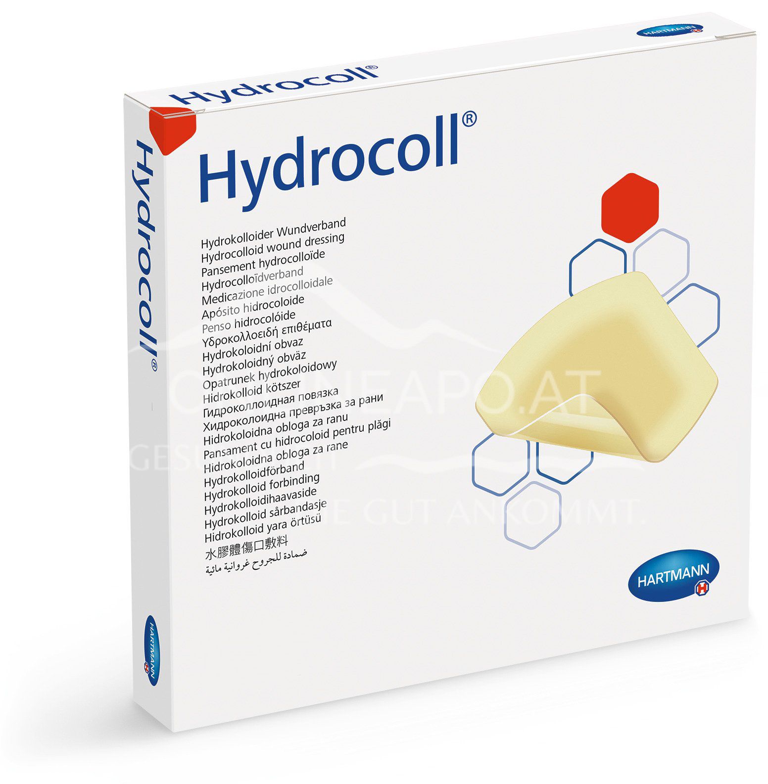 Hydrocoll® Hydrocolloid wound dressing sterile, 15 x 15 cm
