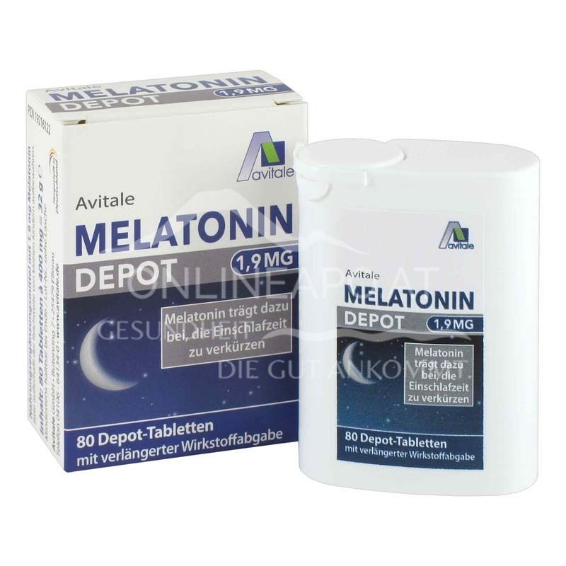 Avitale Melatonin 1,9 mg Depot-Tabletten