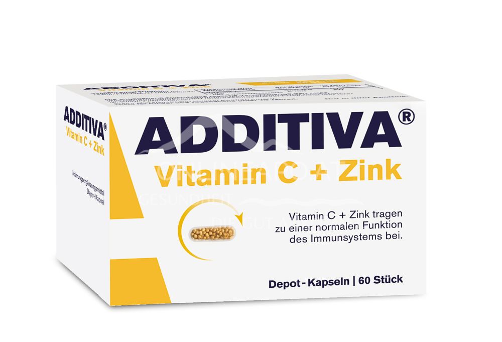 ADDITIVA® Vitamin C + Zink Depot-Kapseln