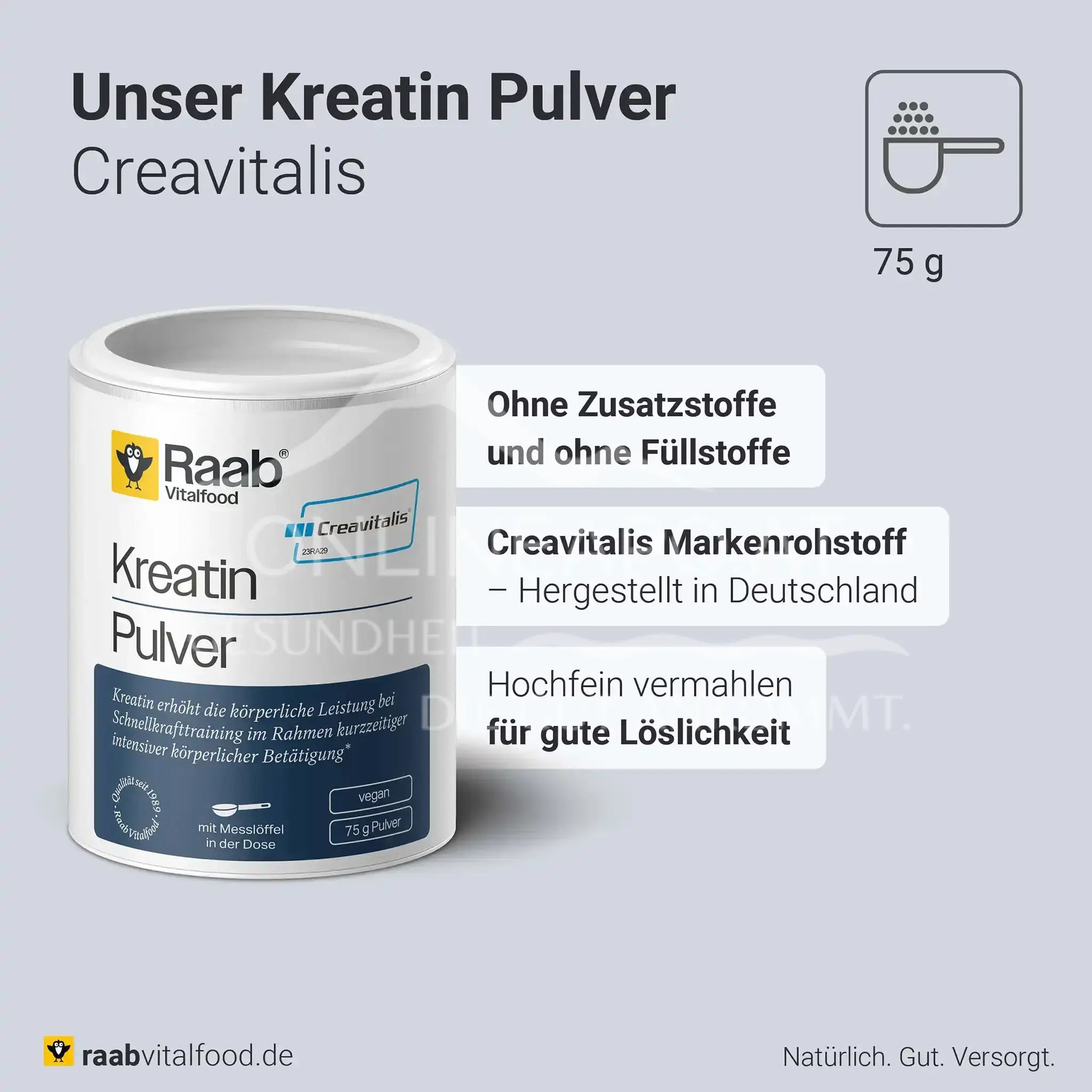 Raab® Vitalfood Kreatin Pulver