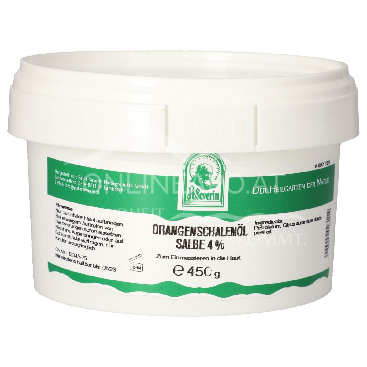 Father Severin Orange Peel Oil Ointment 4%