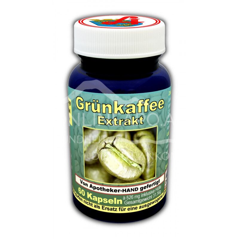 Green coffee extract capsules