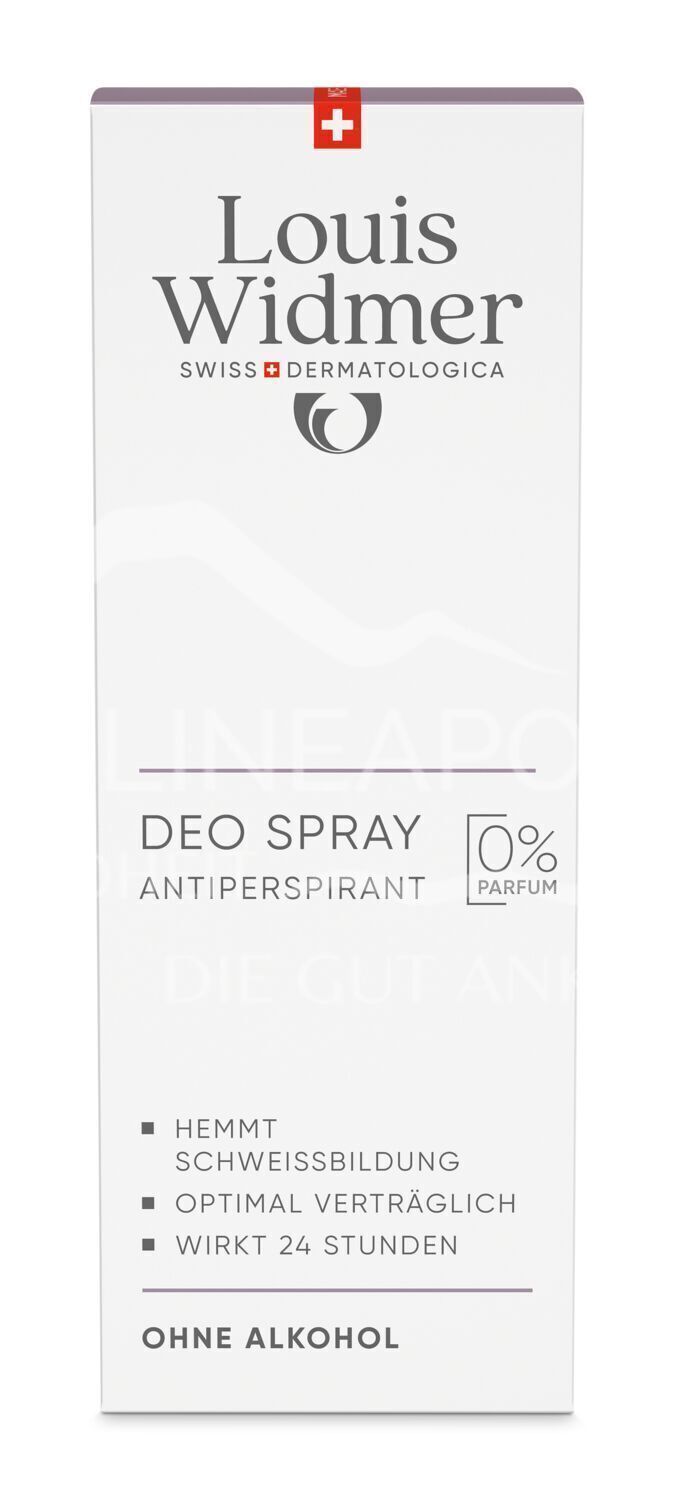 Louis Widmer Deo Spray Antiperspirant - ohne Parfum