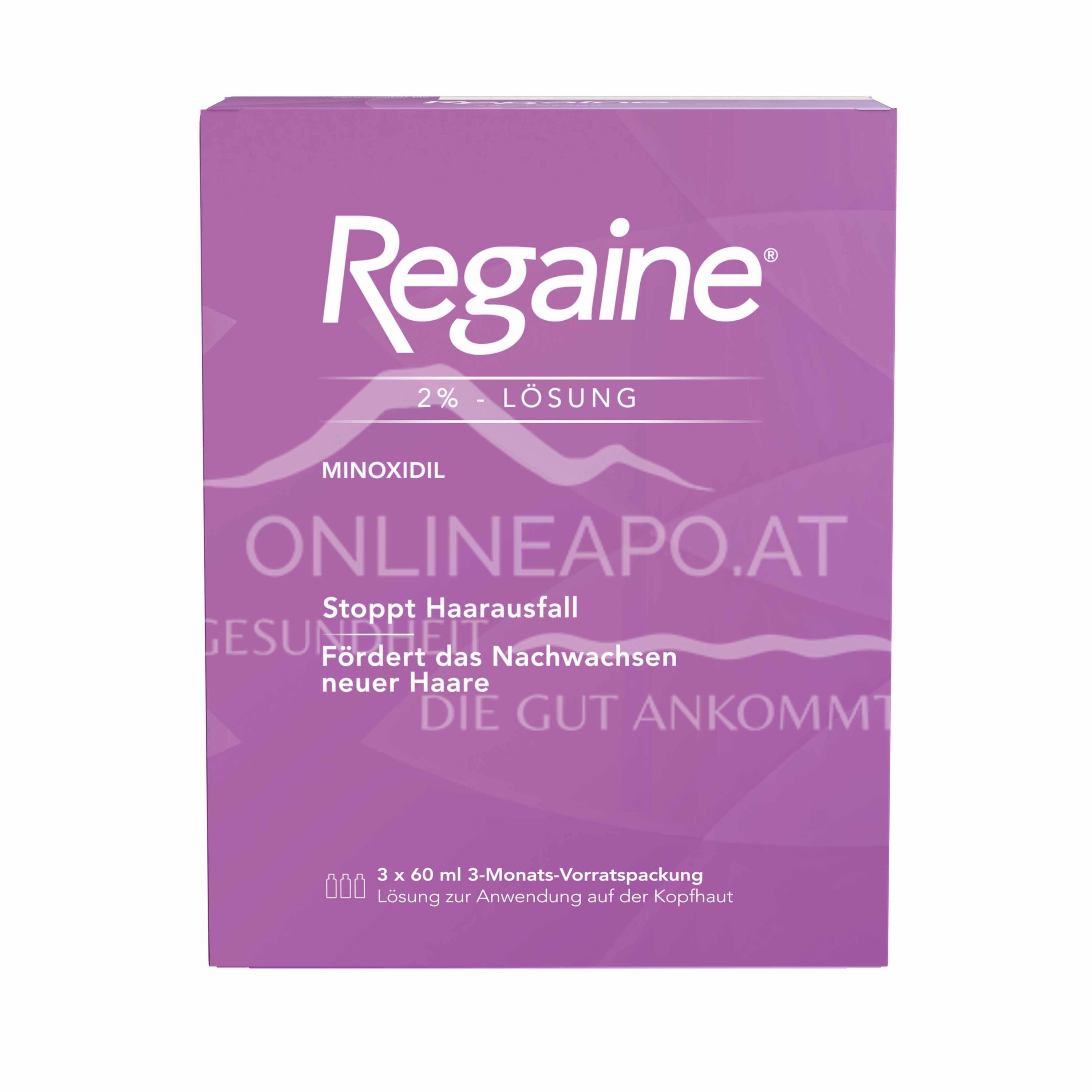 REGAINE® for Women 2% solution 3 x 60 ml