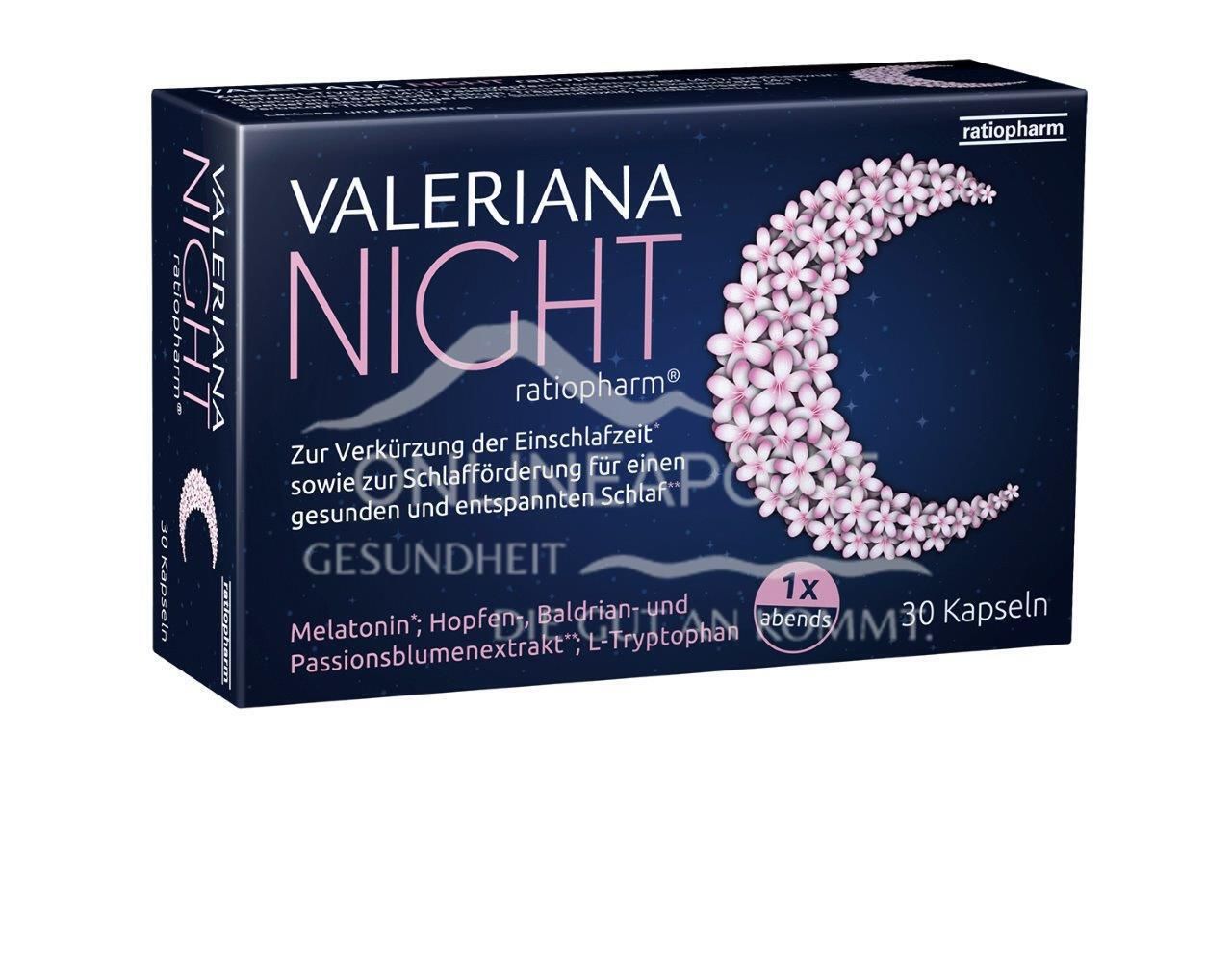 Valeriana NIGHT ratiopharm® Kapseln